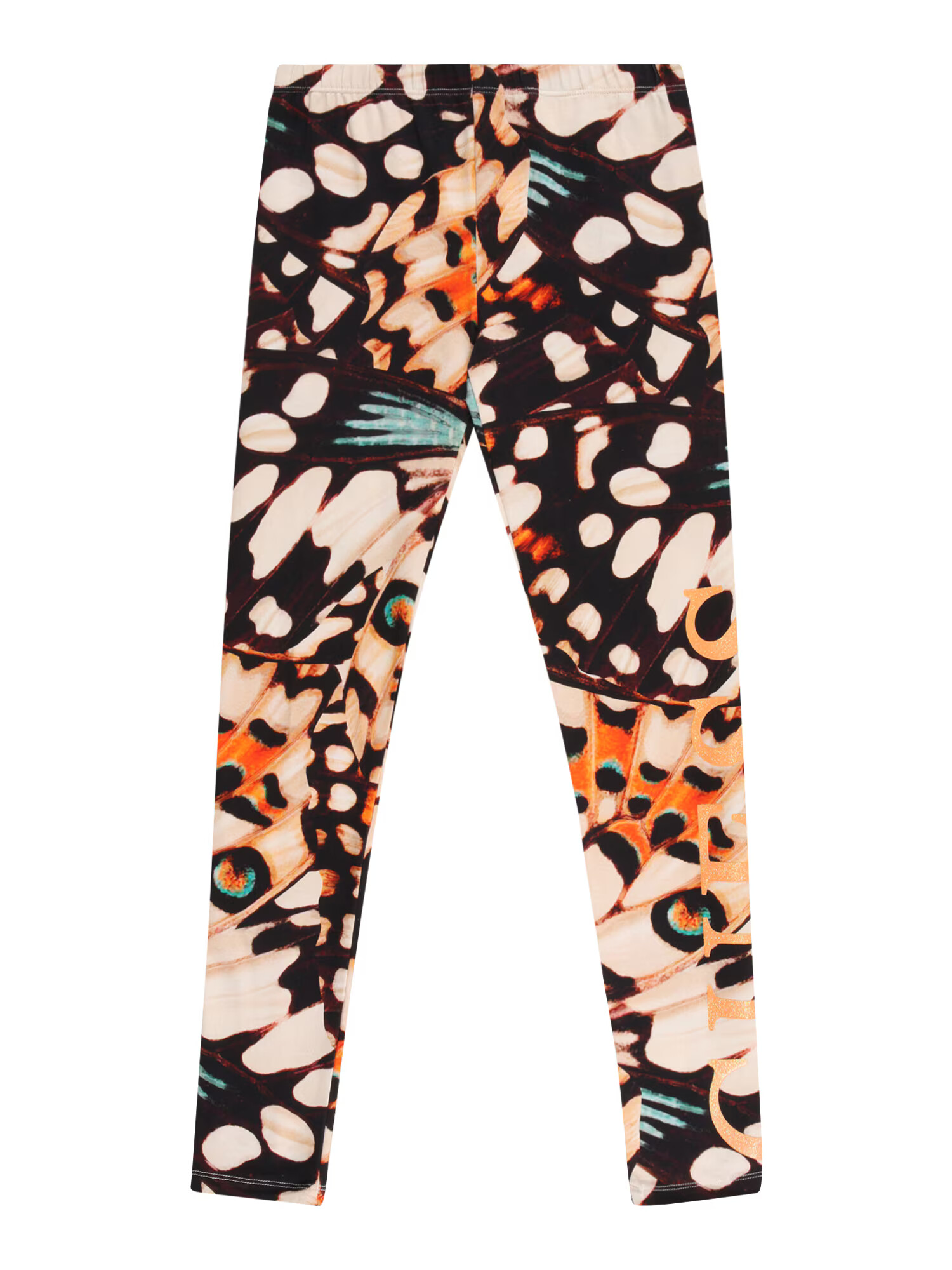 GUESS Leggings culoarea pielii / verde jad / portocaliu deschis / negru - Pled.ro