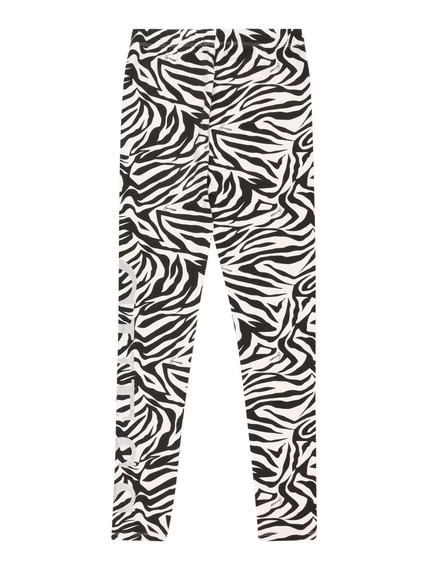 GUESS Leggings negru / alb - Pled.ro