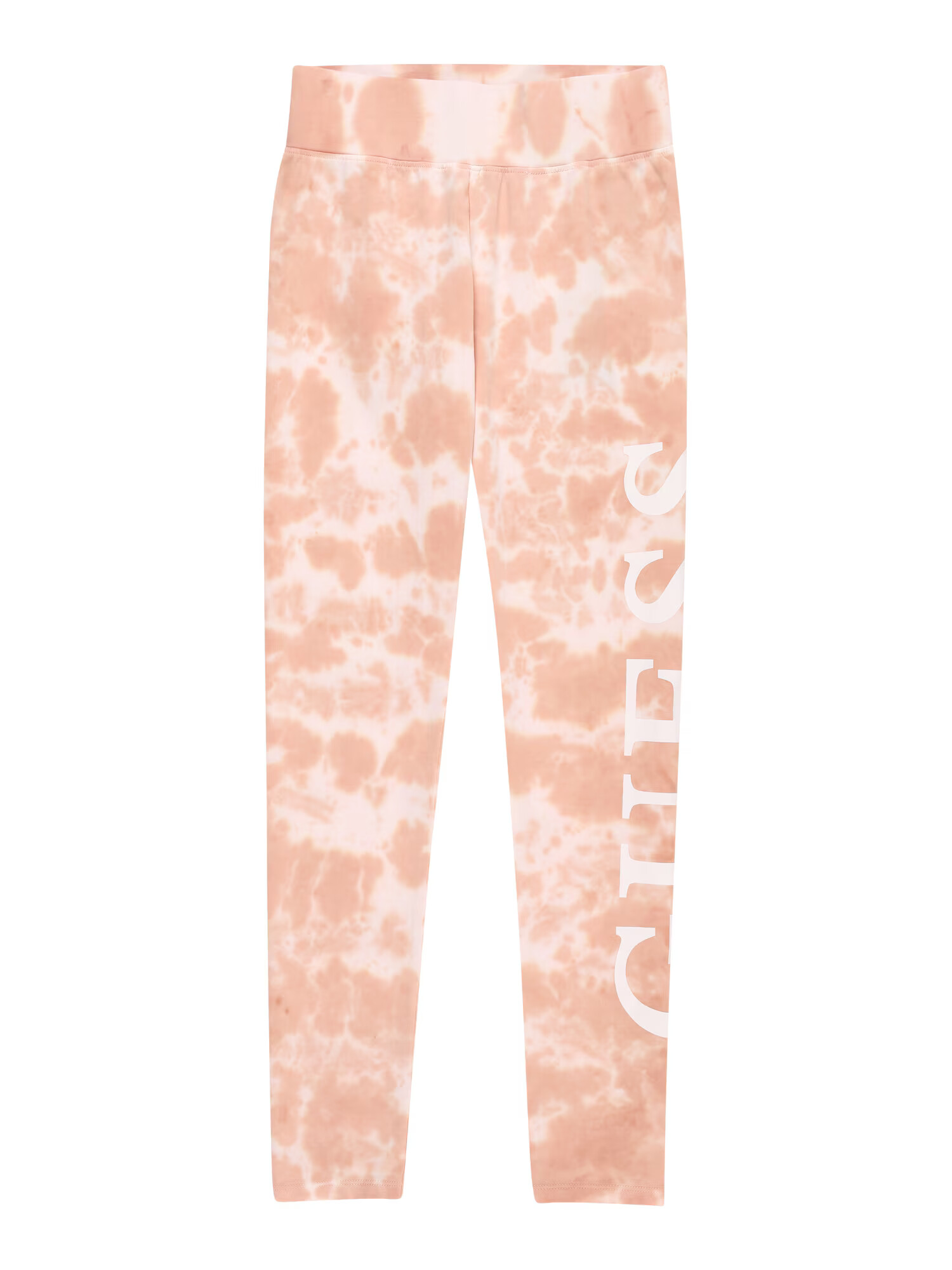 GUESS Leggings portocaliu piersică / alb - Pled.ro