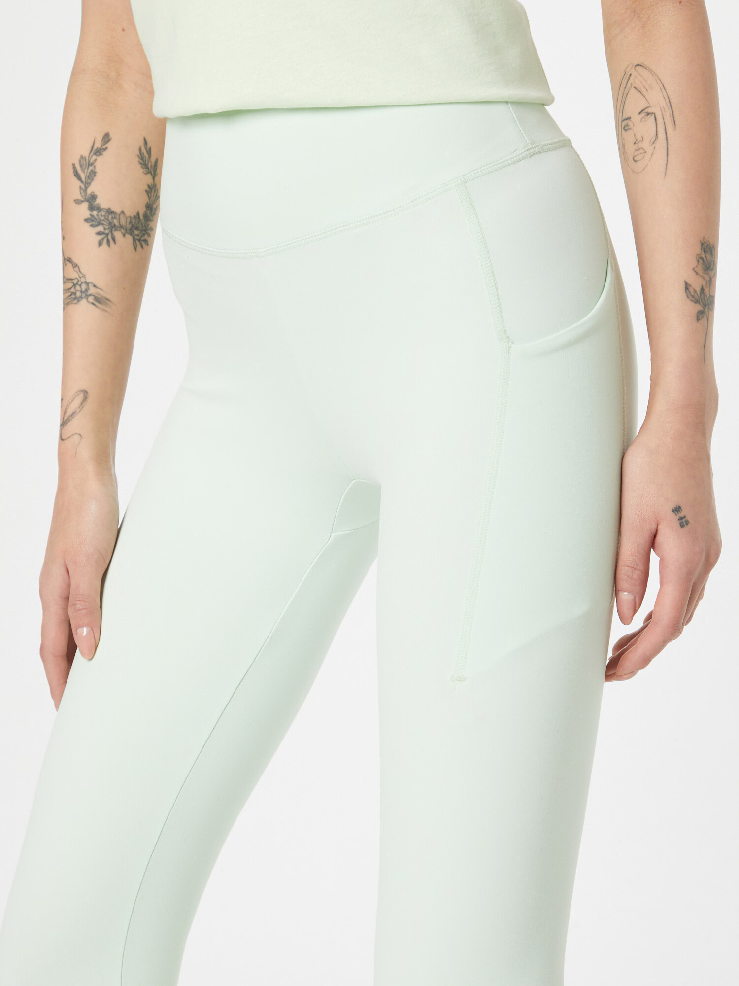 GUESS Leggings verde mentă - Pled.ro