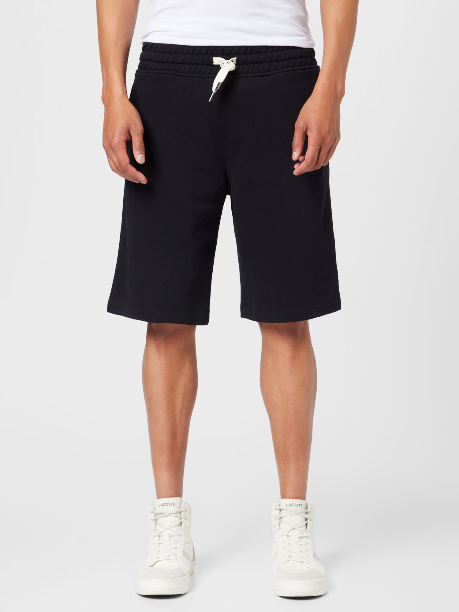 GUESS Pantaloni 'CLOVIS' bej / negru - Pled.ro