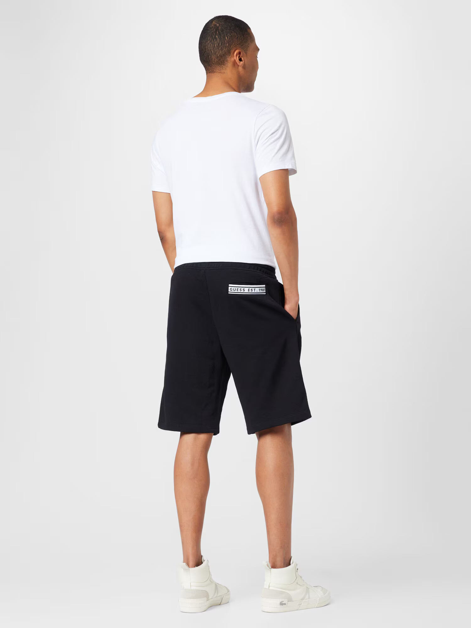 GUESS Pantaloni 'CLOVIS' bej / negru - Pled.ro