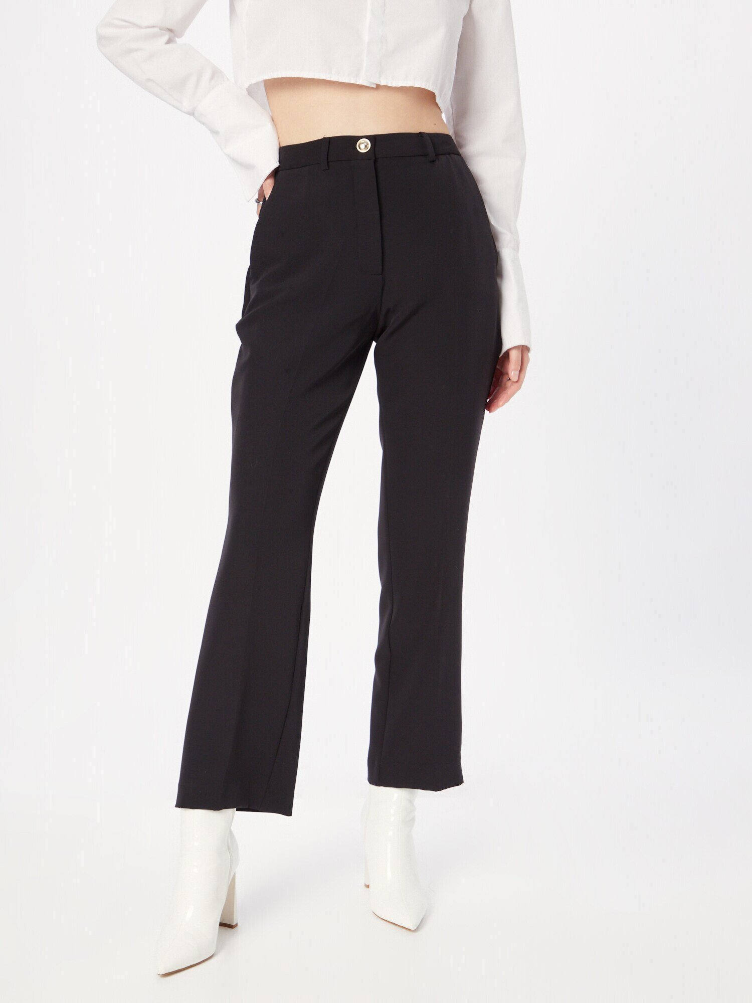 GUESS Pantaloni cu dungă 'ZOE' negru - Pled.ro