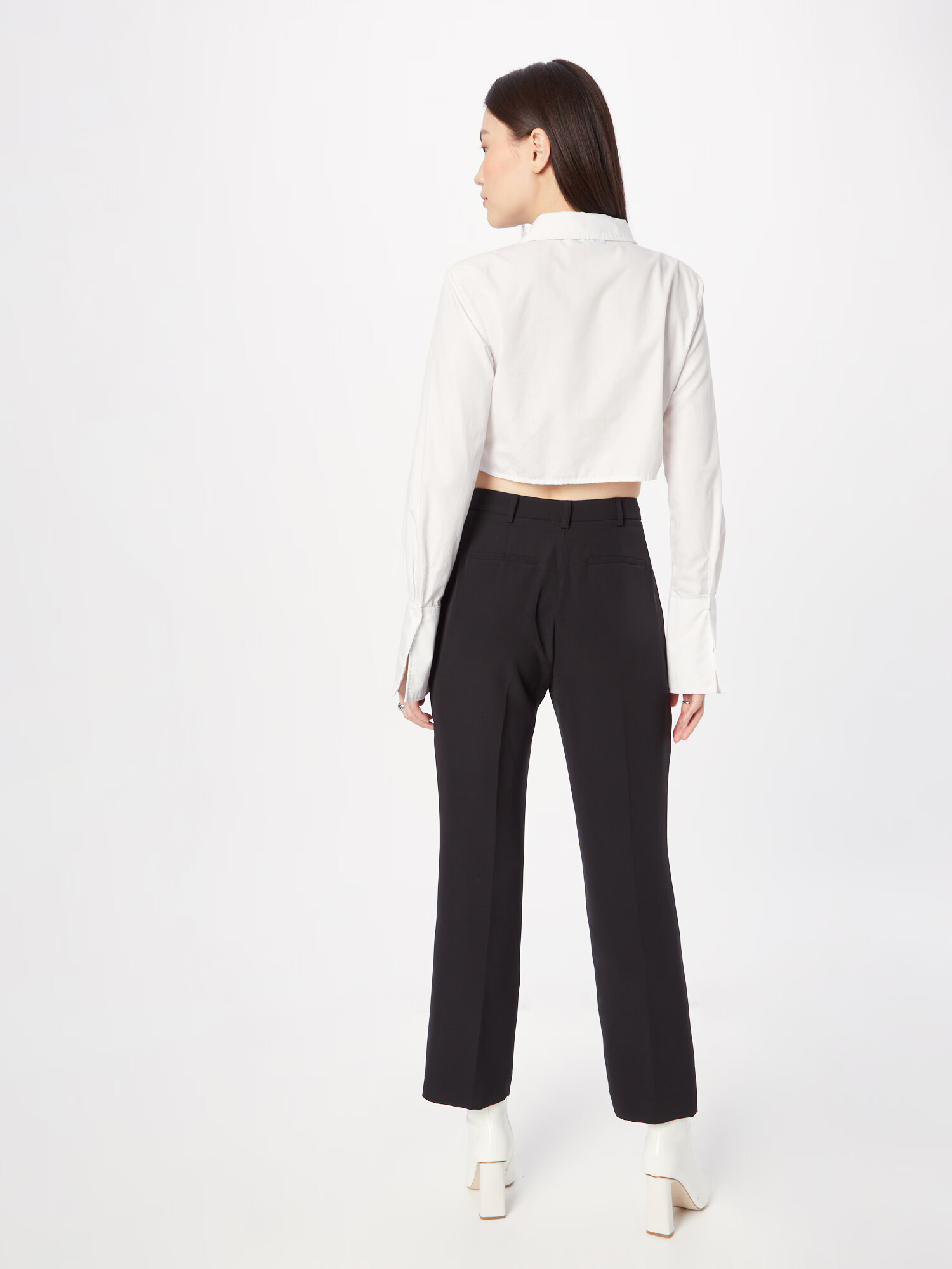 GUESS Pantaloni cu dungă 'ZOE' negru - Pled.ro