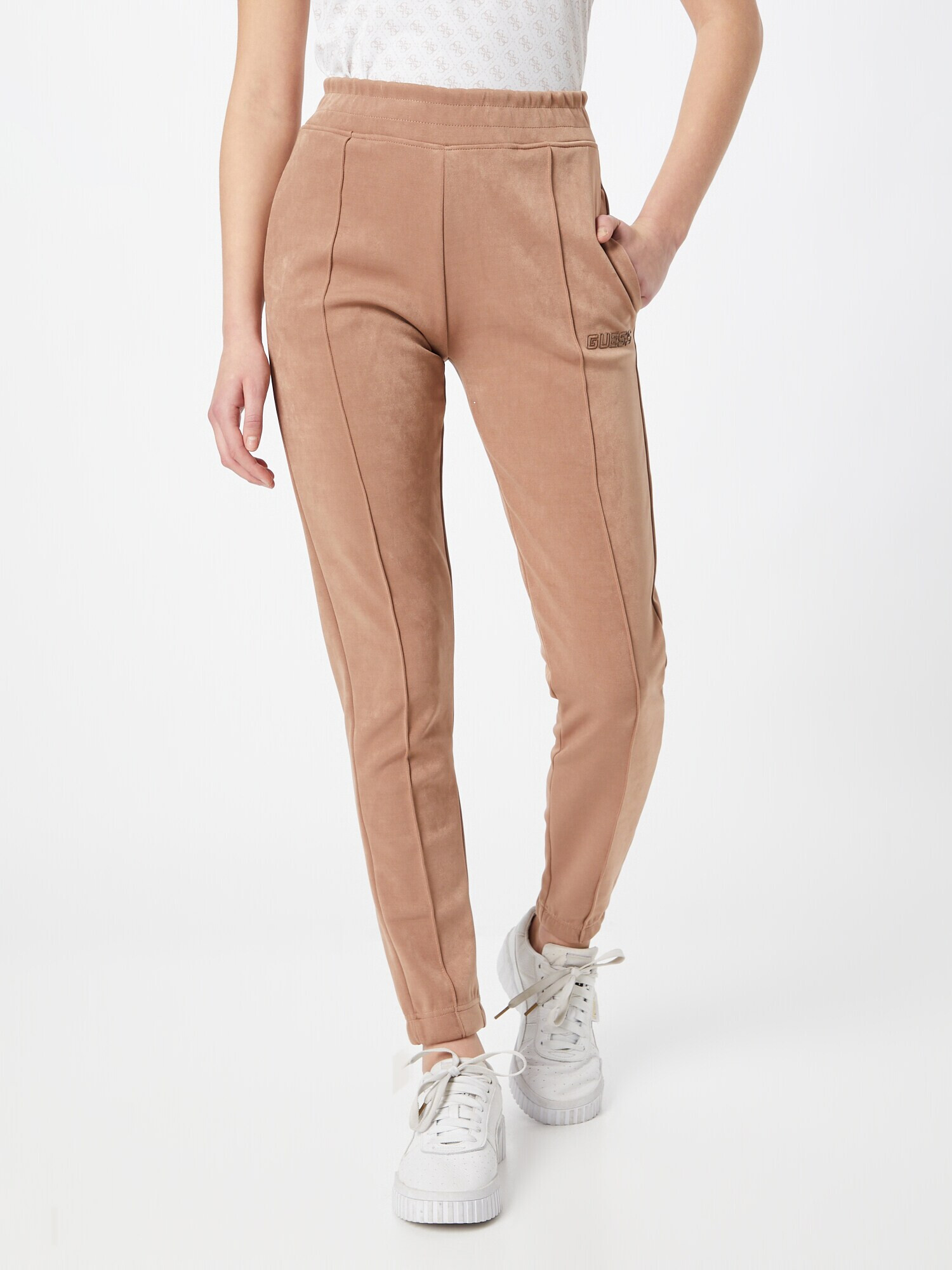 GUESS Pantaloni 'EUPHEMIA' maro deschis - Pled.ro