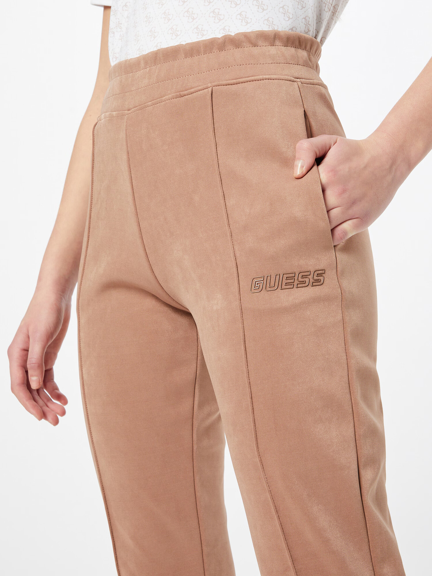 GUESS Pantaloni 'EUPHEMIA' maro deschis - Pled.ro