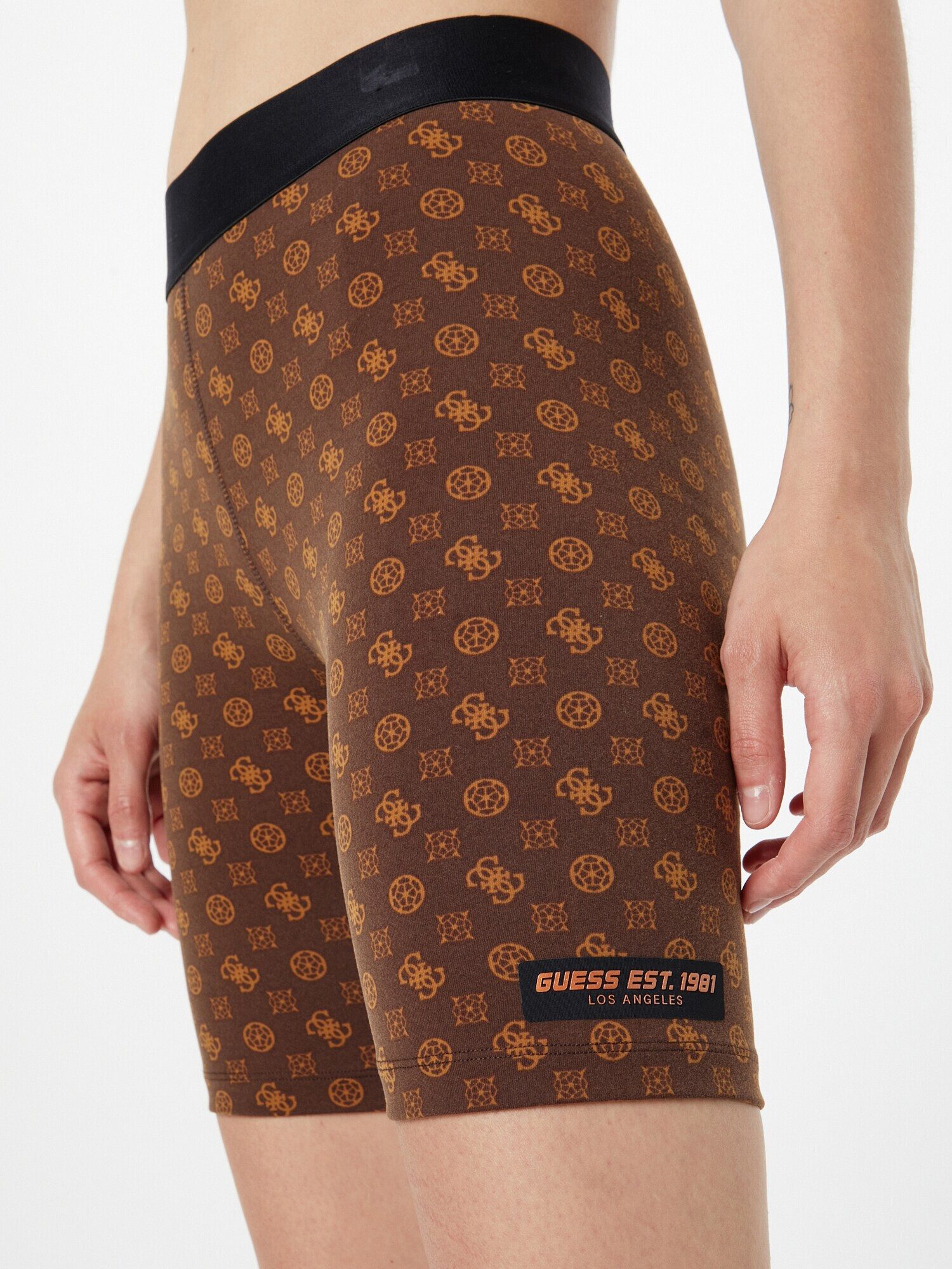 GUESS Pantaloni sport 'AGGIE' maro / maro caramel / negru - Pled.ro