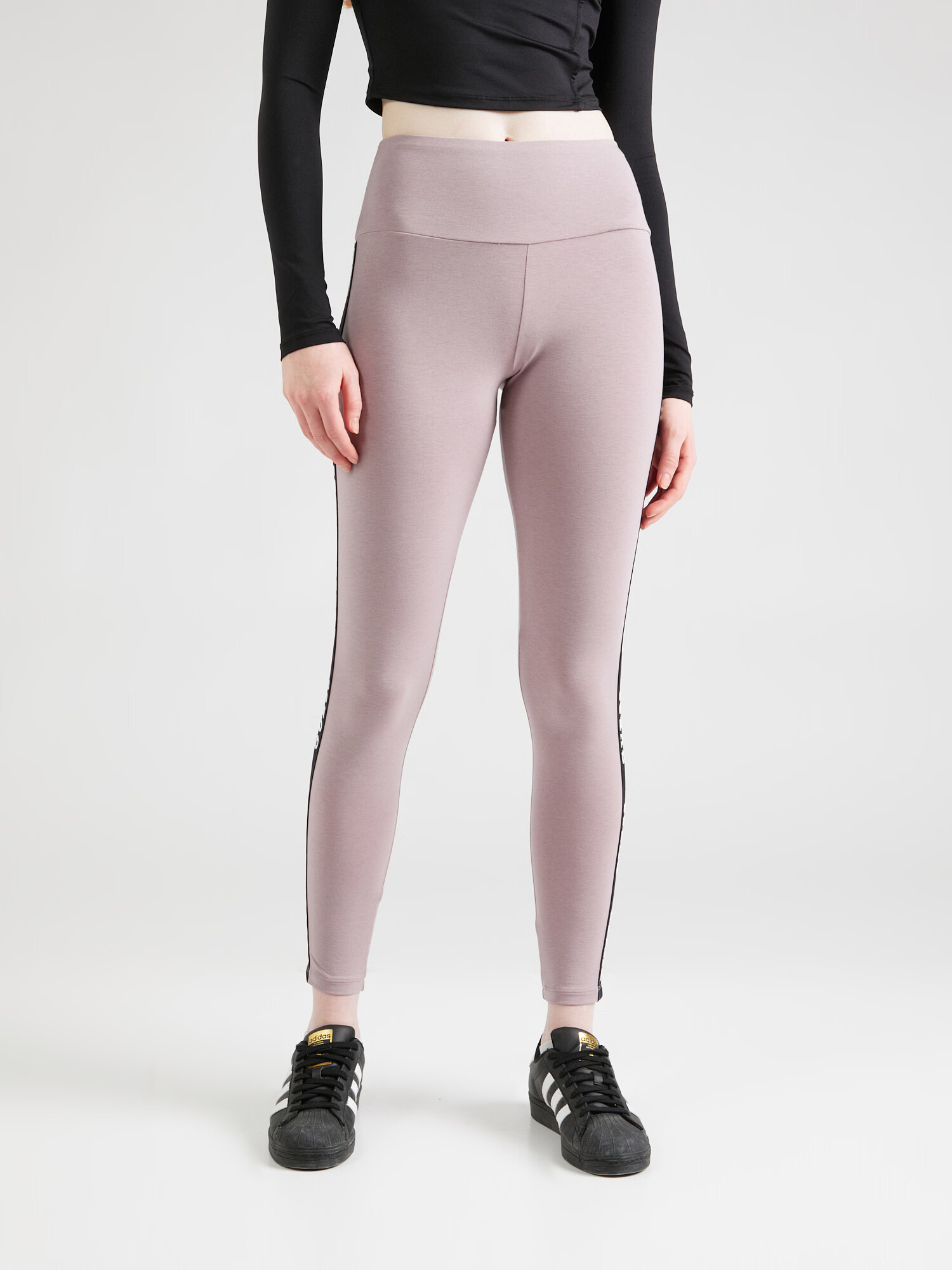 GUESS Pantaloni sport 'ALINE' rosé / negru / alb - Pled.ro