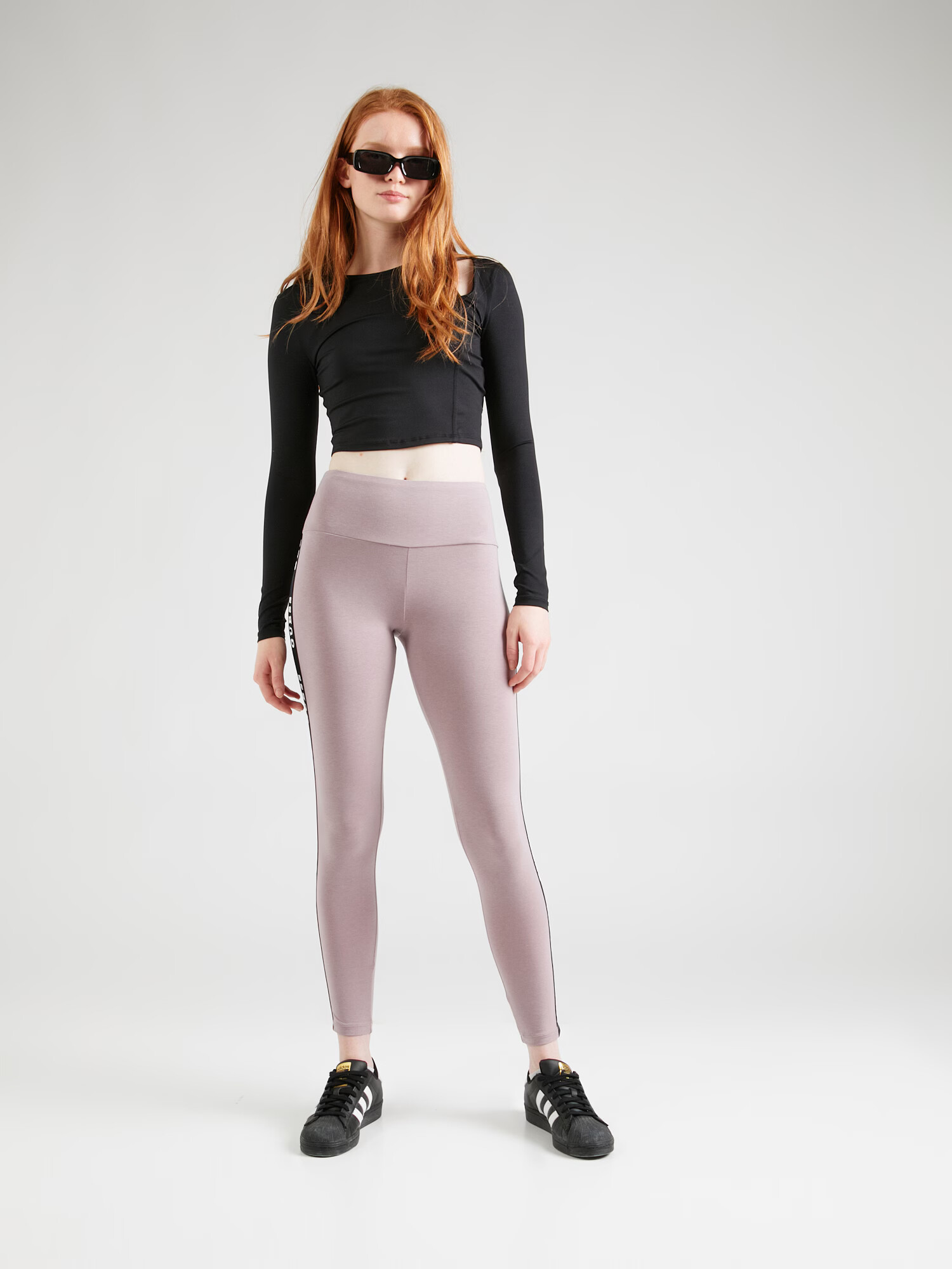 GUESS Pantaloni sport 'ALINE' rosé / negru / alb - Pled.ro