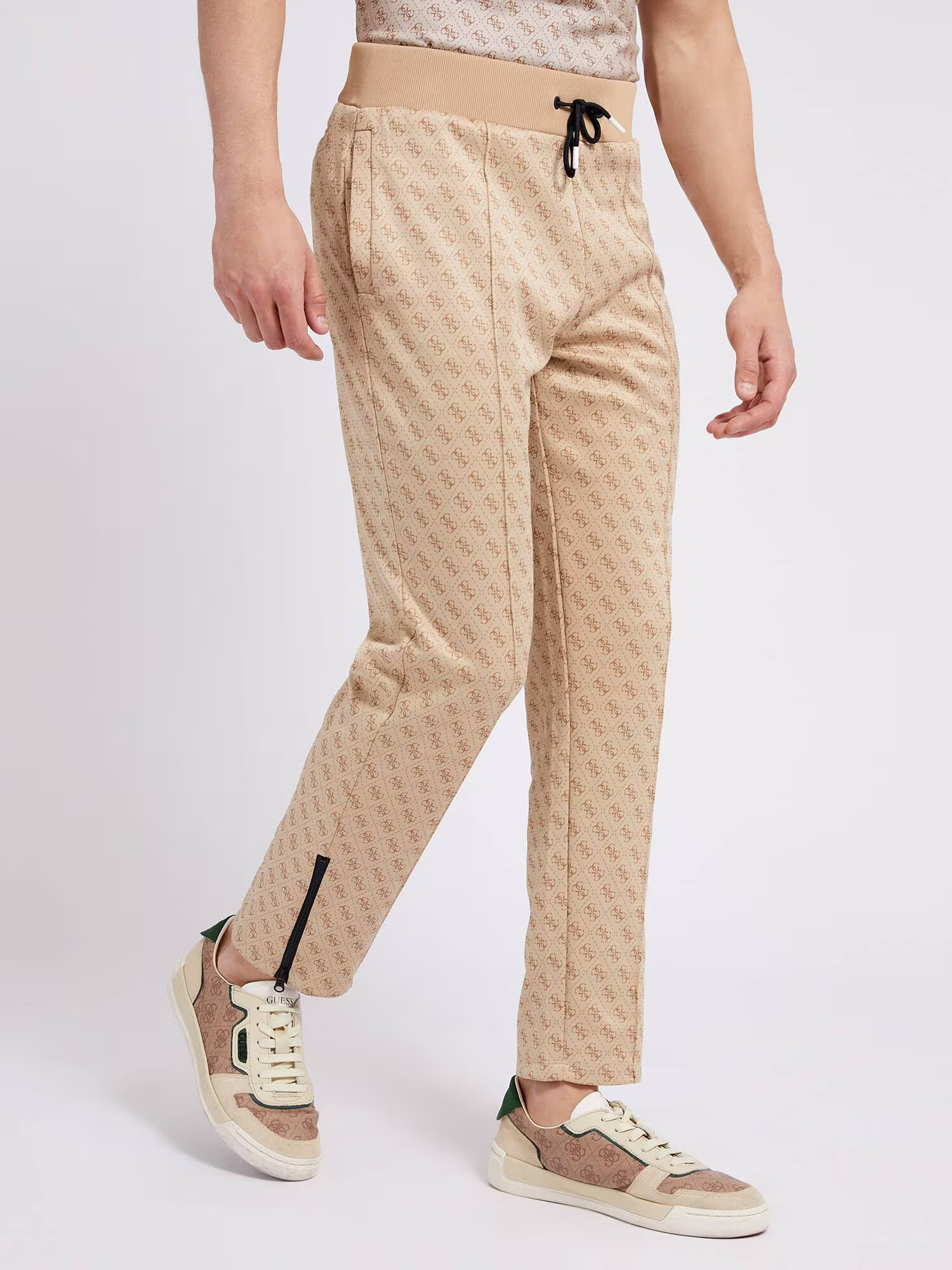 GUESS Pantaloni sport bej - Pled.ro