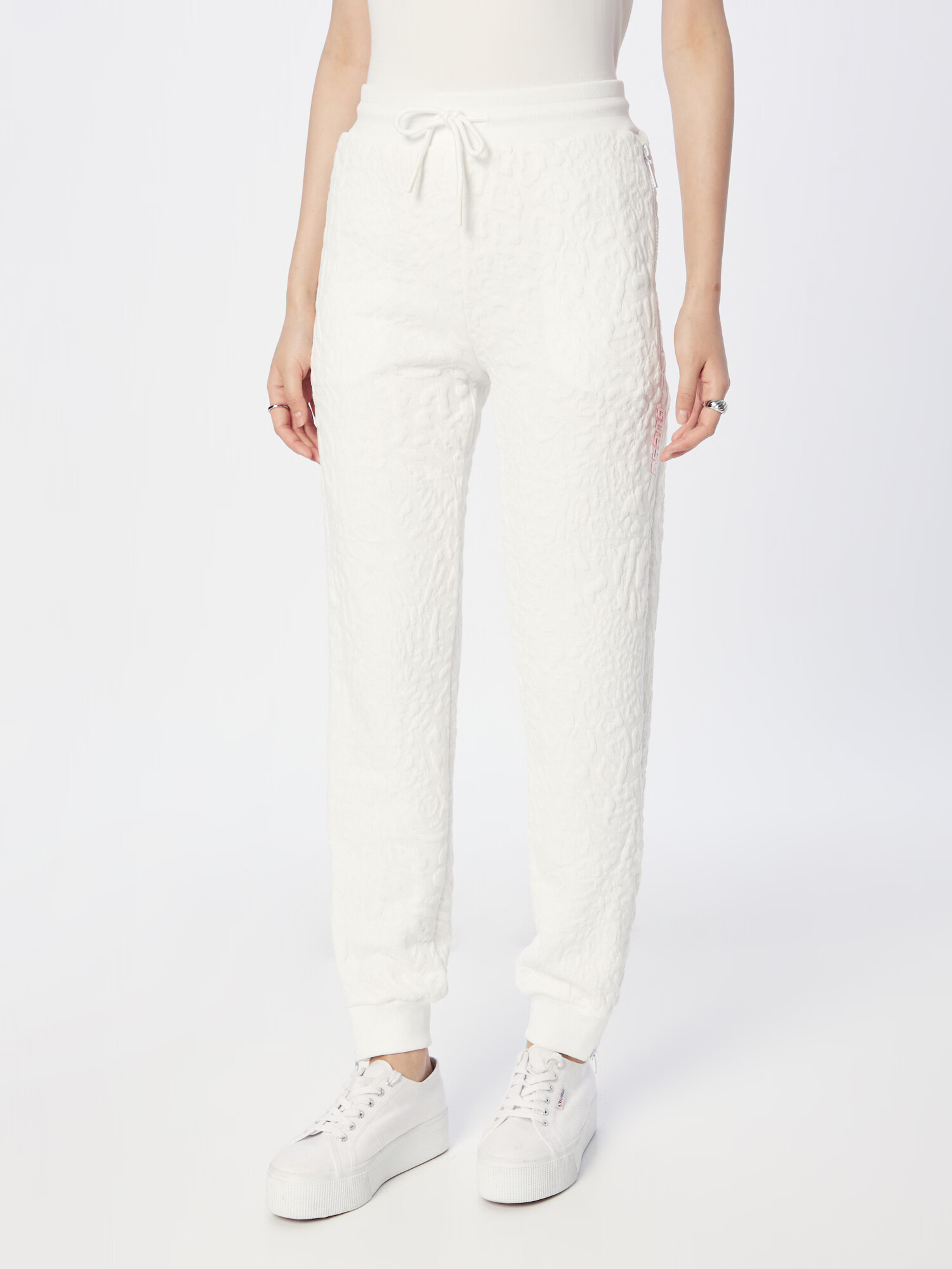 GUESS Pantaloni sport 'CARINE' alb - Pled.ro