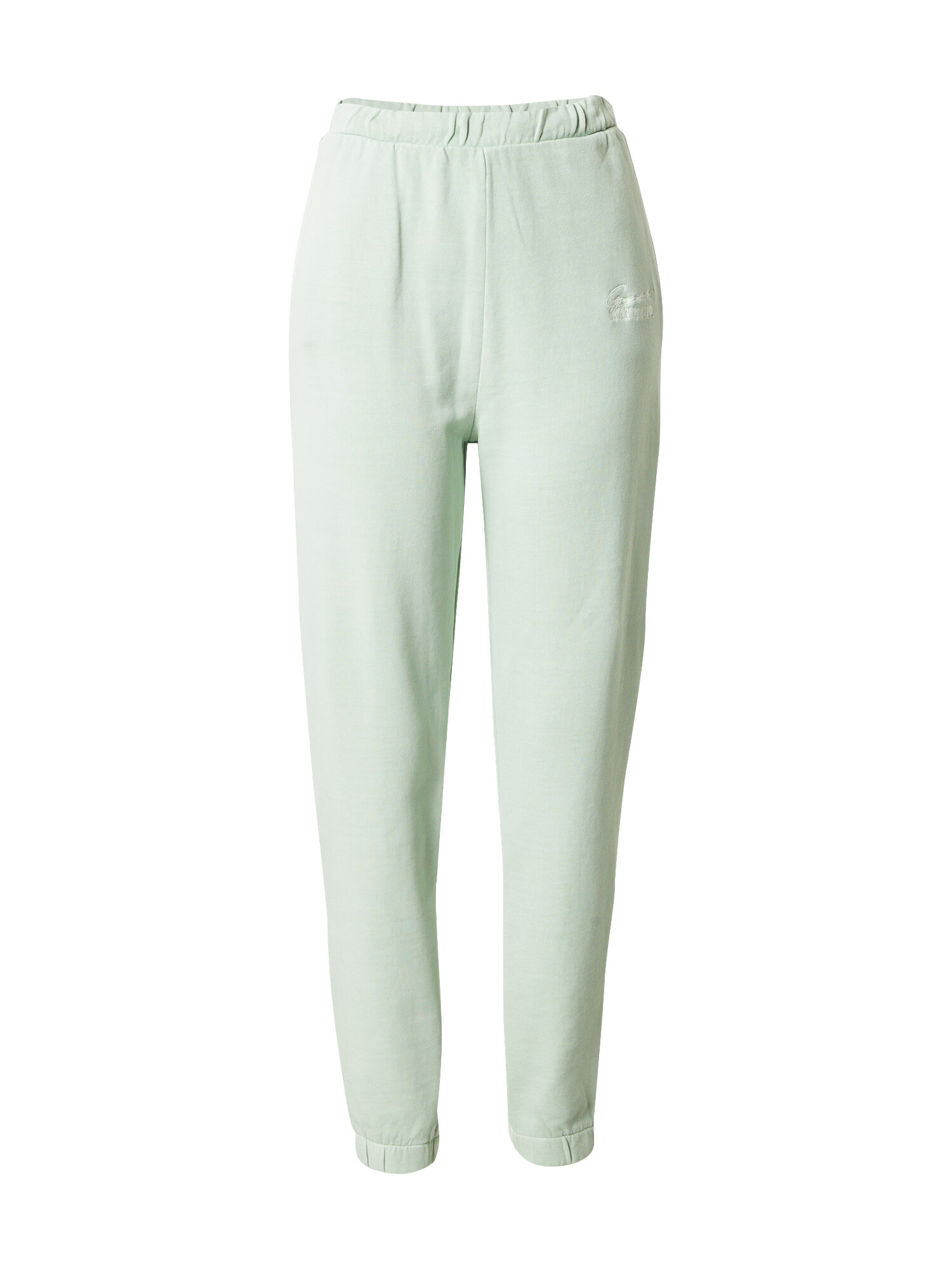 GUESS Pantaloni sport 'DIANE' verde pastel / alb - Pled.ro