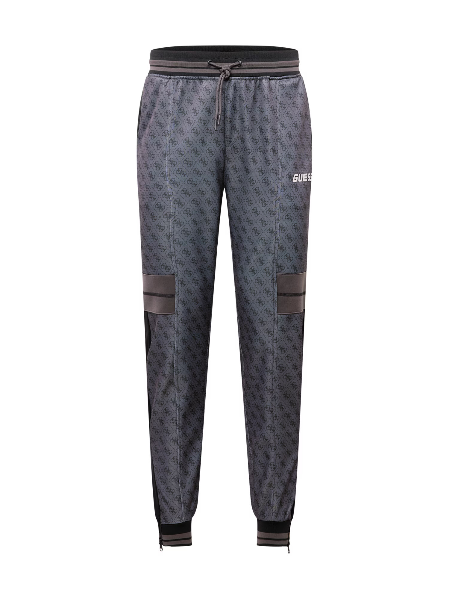 GUESS Pantaloni sport 'MARSHALL' maro mokka / gri / negru - Pled.ro