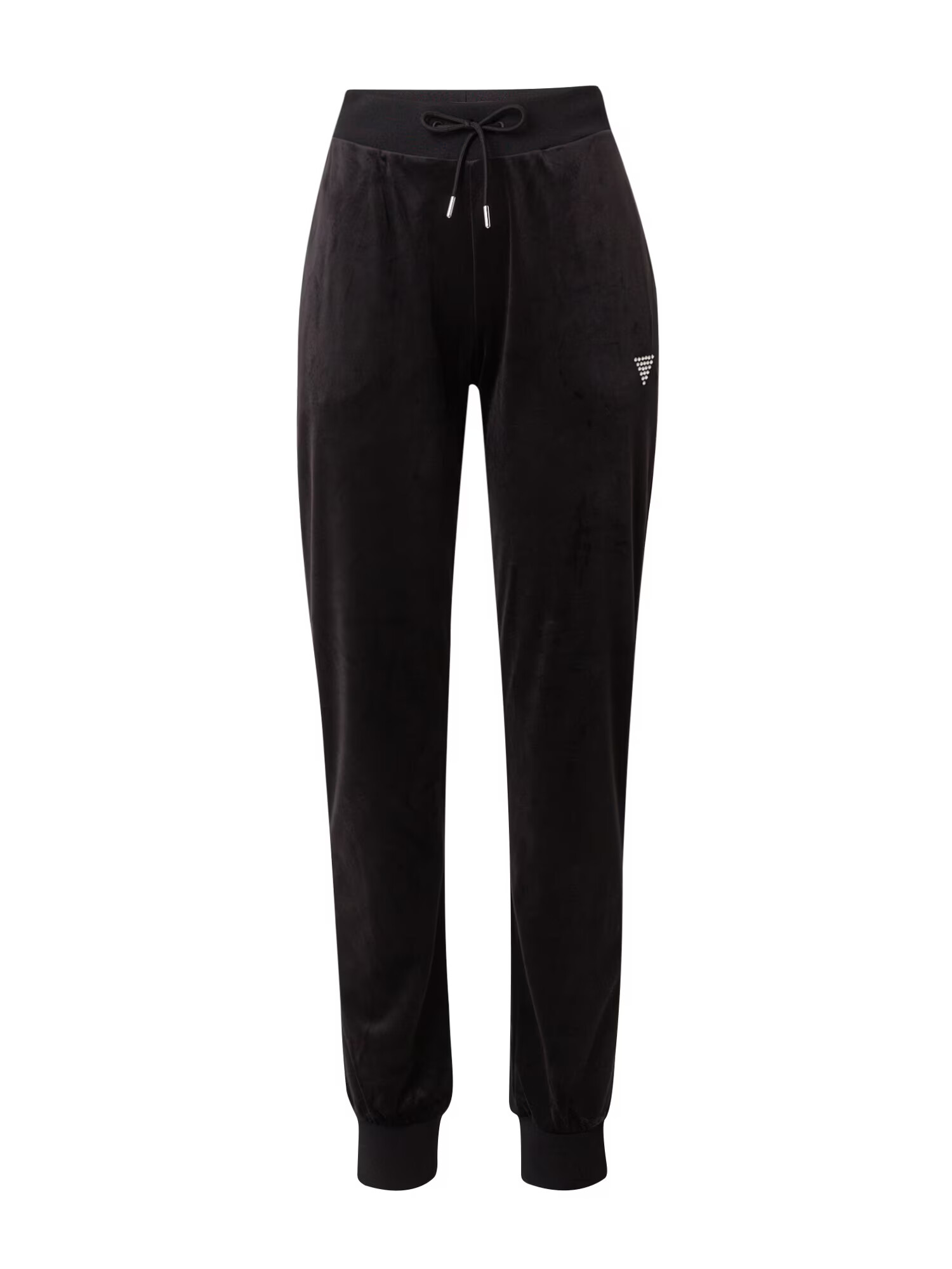 GUESS Pantaloni negru / argintiu - Pled.ro