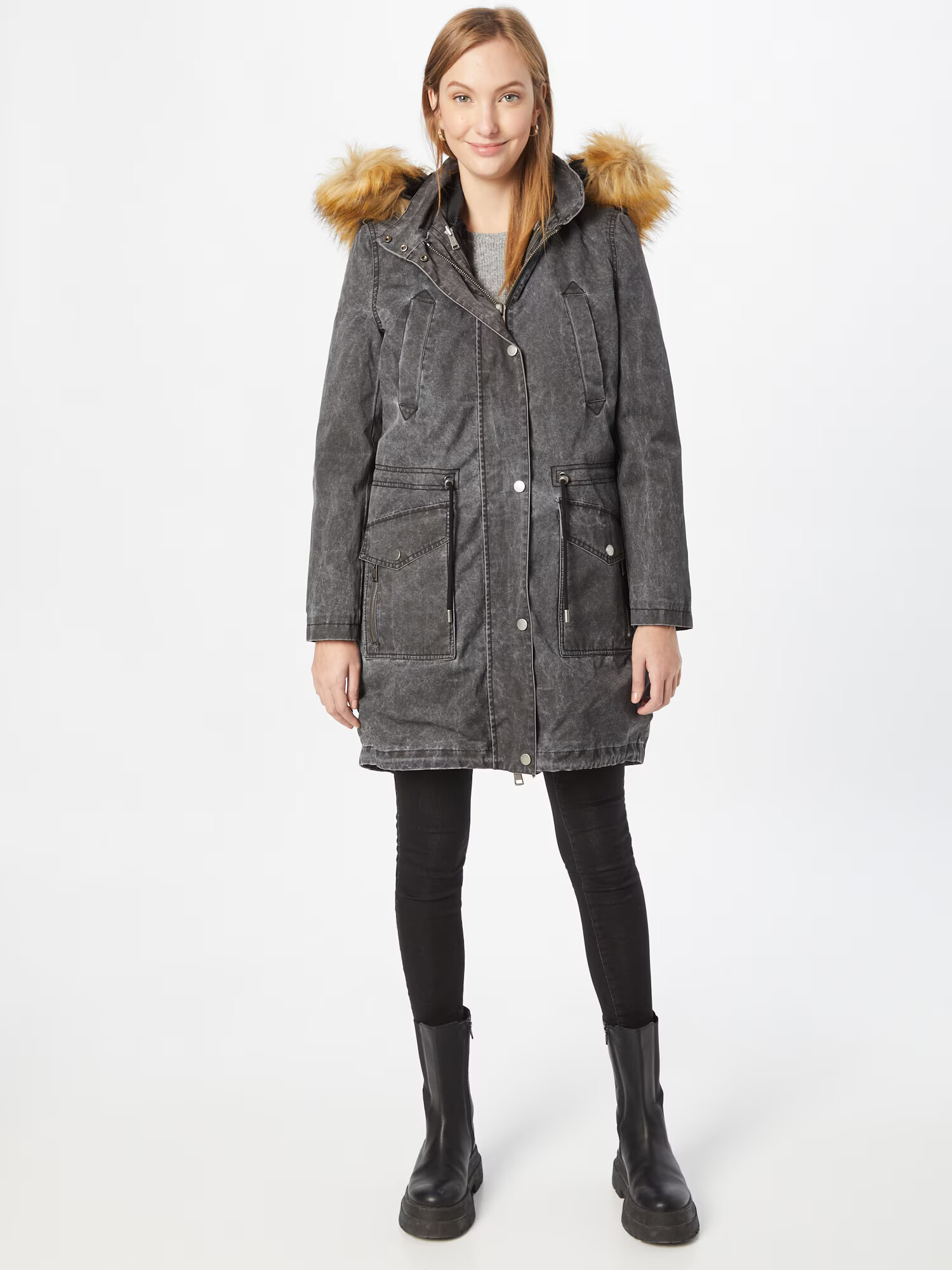 GUESS Parka de iarnă negru - Pled.ro