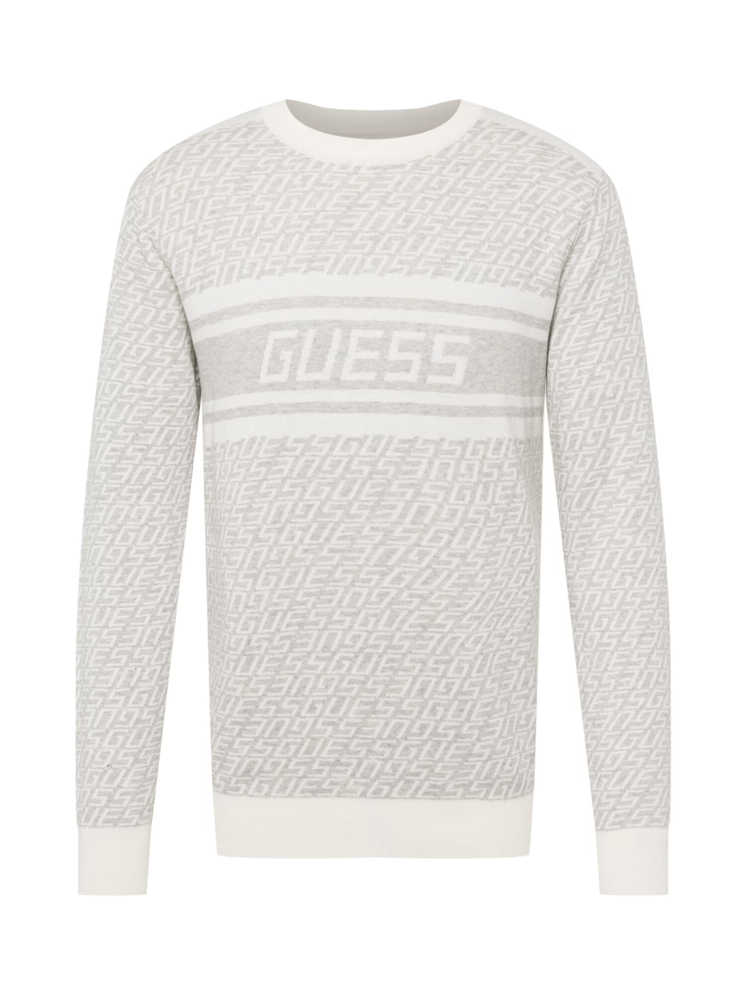 GUESS Pulover crem / gri deschis - Pled.ro