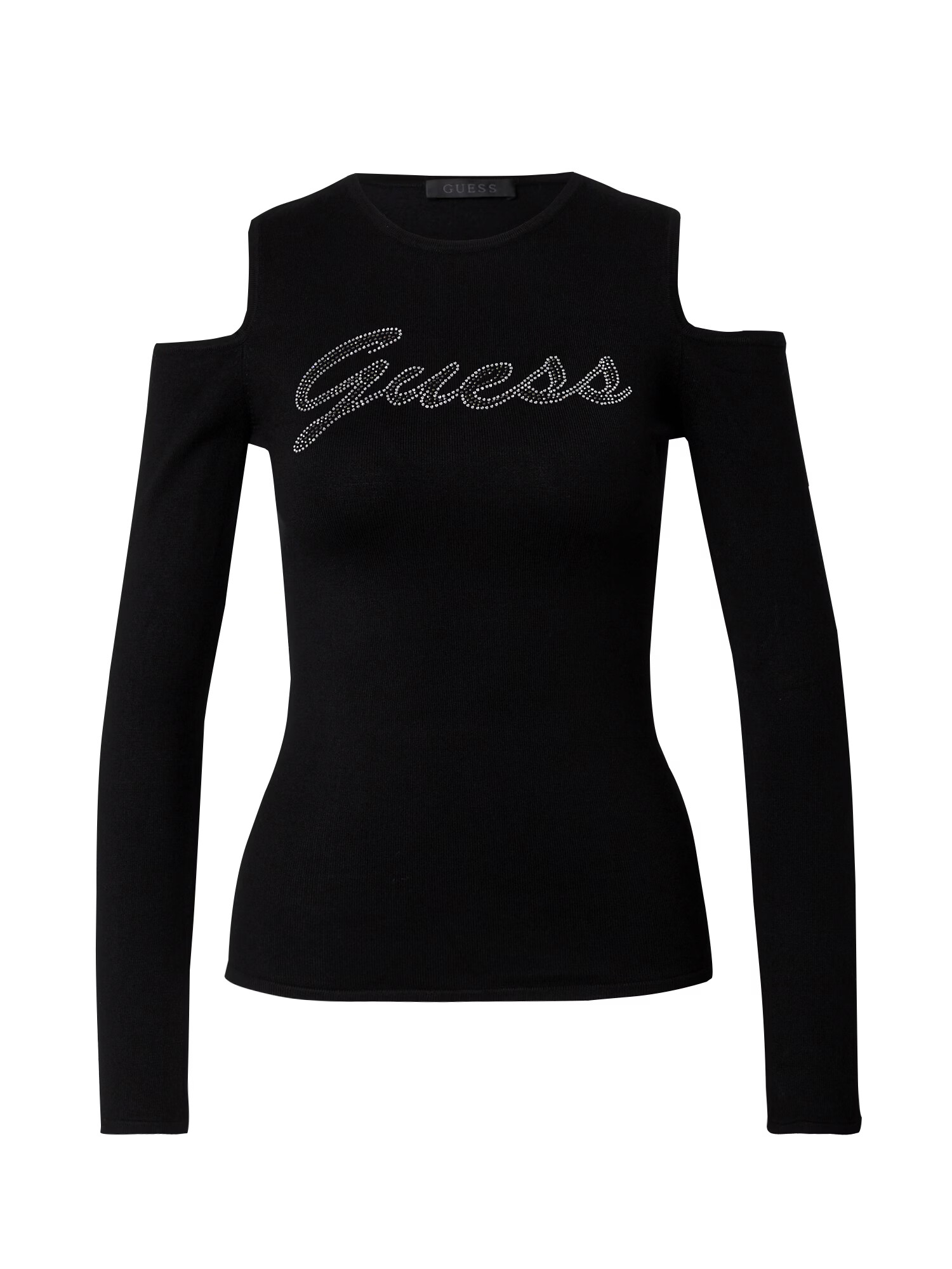 GUESS Pulover negru / argintiu - Pled.ro