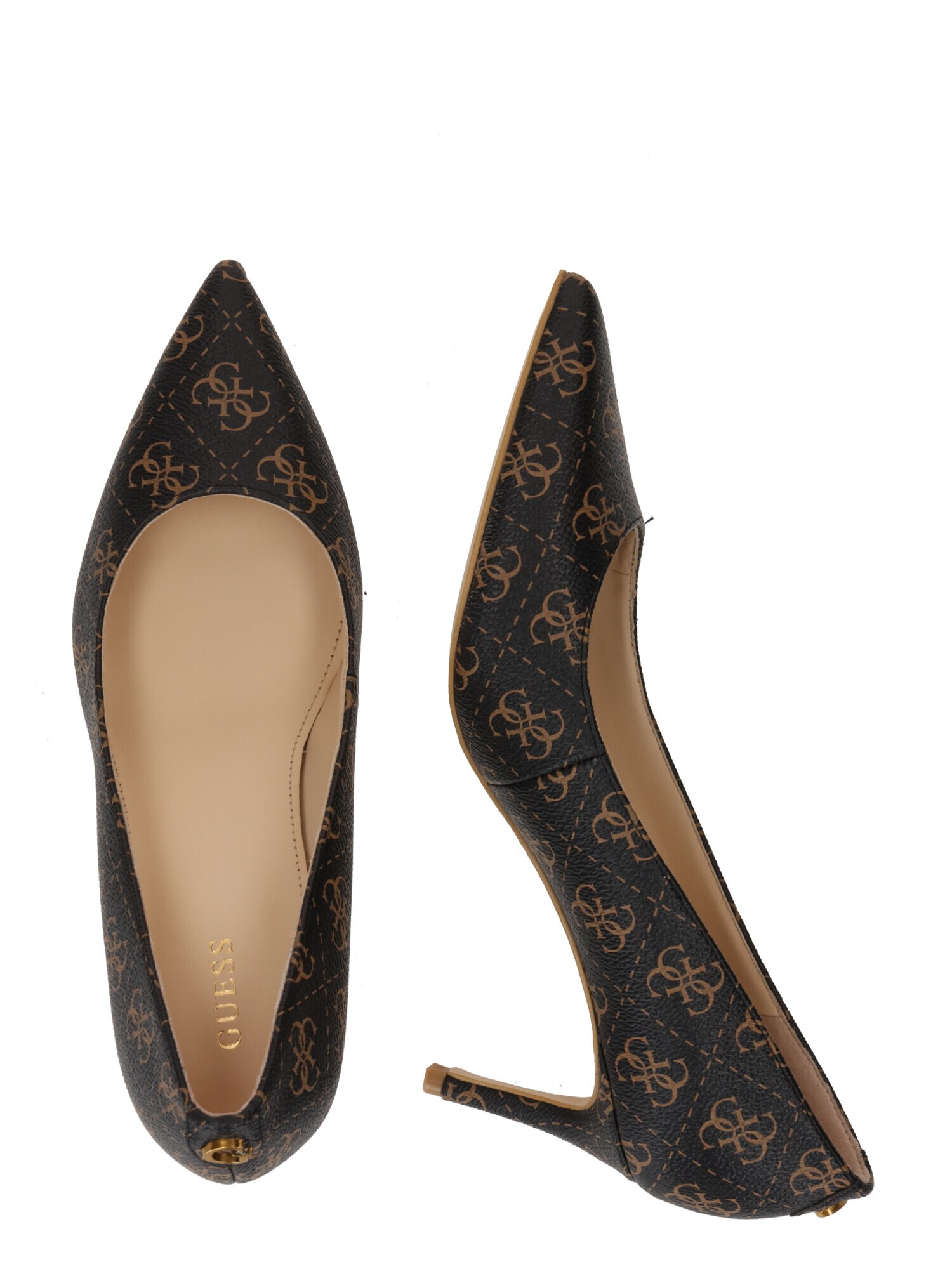 GUESS Pumps 'BRAVO3' maro / maro închis - Pled.ro