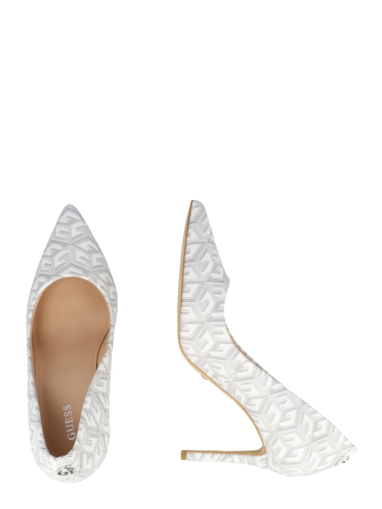 GUESS Pumps 'Piera' gri / alb - Pled.ro