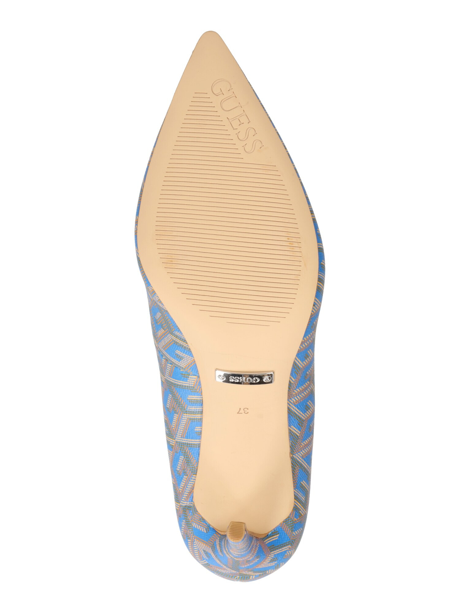 GUESS Pumps 'PIERA8' albastru / maro / gri bazalt / portocaliu deschis - Pled.ro