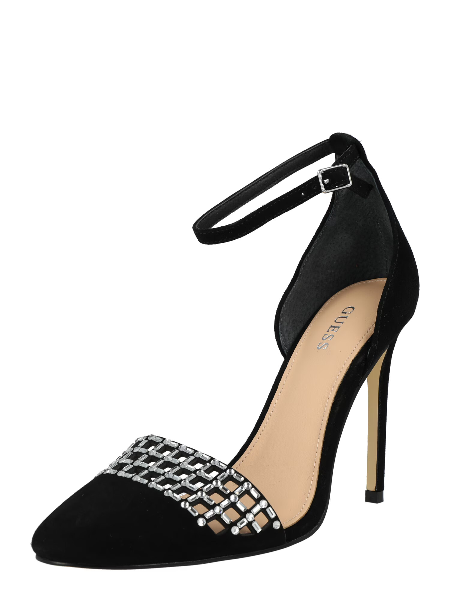 GUESS Pumps 'Renate' negru / argintiu - Pled.ro