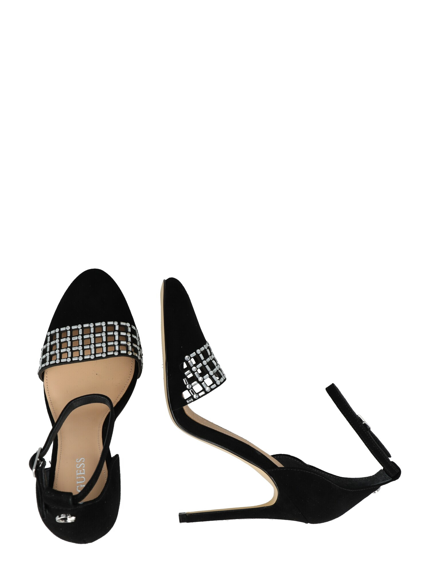 GUESS Pumps 'Renate' negru / argintiu - Pled.ro