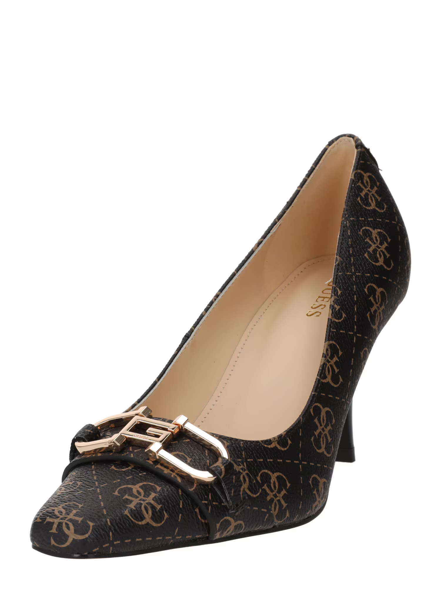 GUESS Pumps 'SILOW 2' ocru / maro închis - Pled.ro