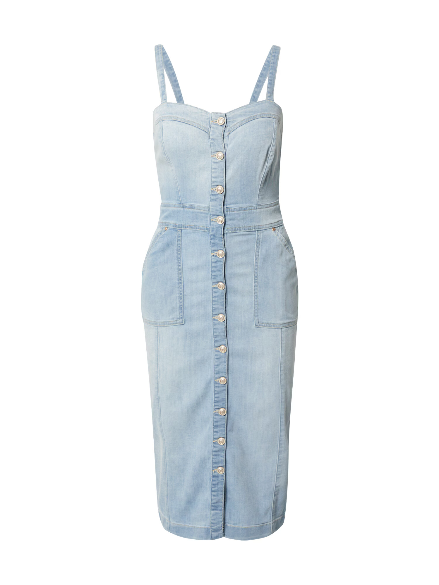 GUESS Rochie albastru denim - Pled.ro