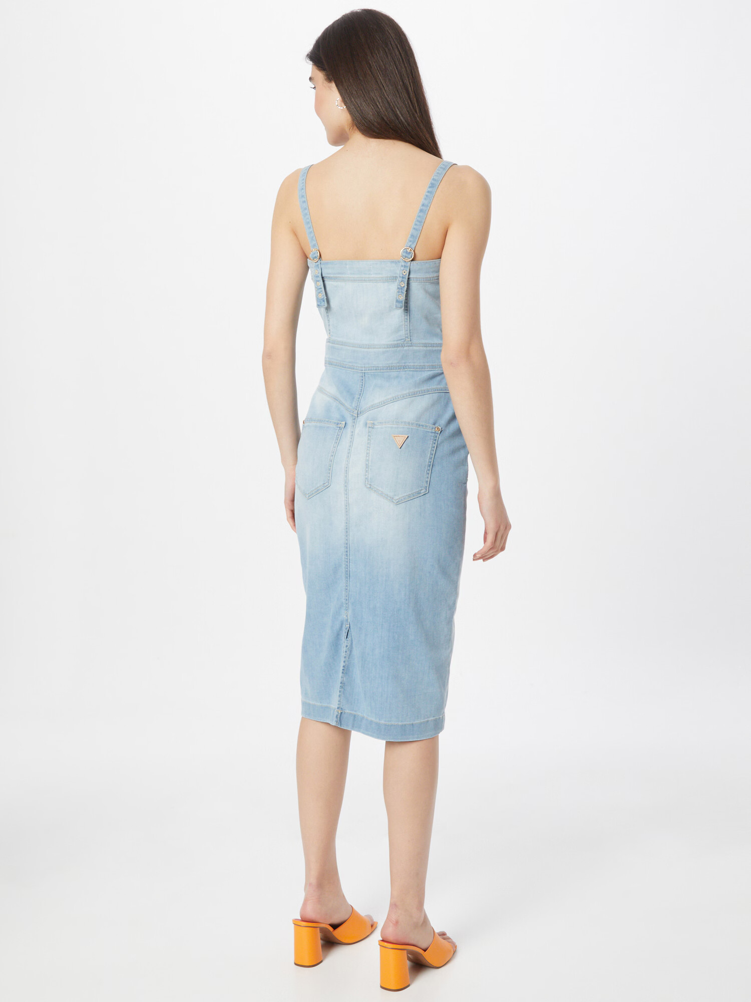 GUESS Rochie albastru denim - Pled.ro