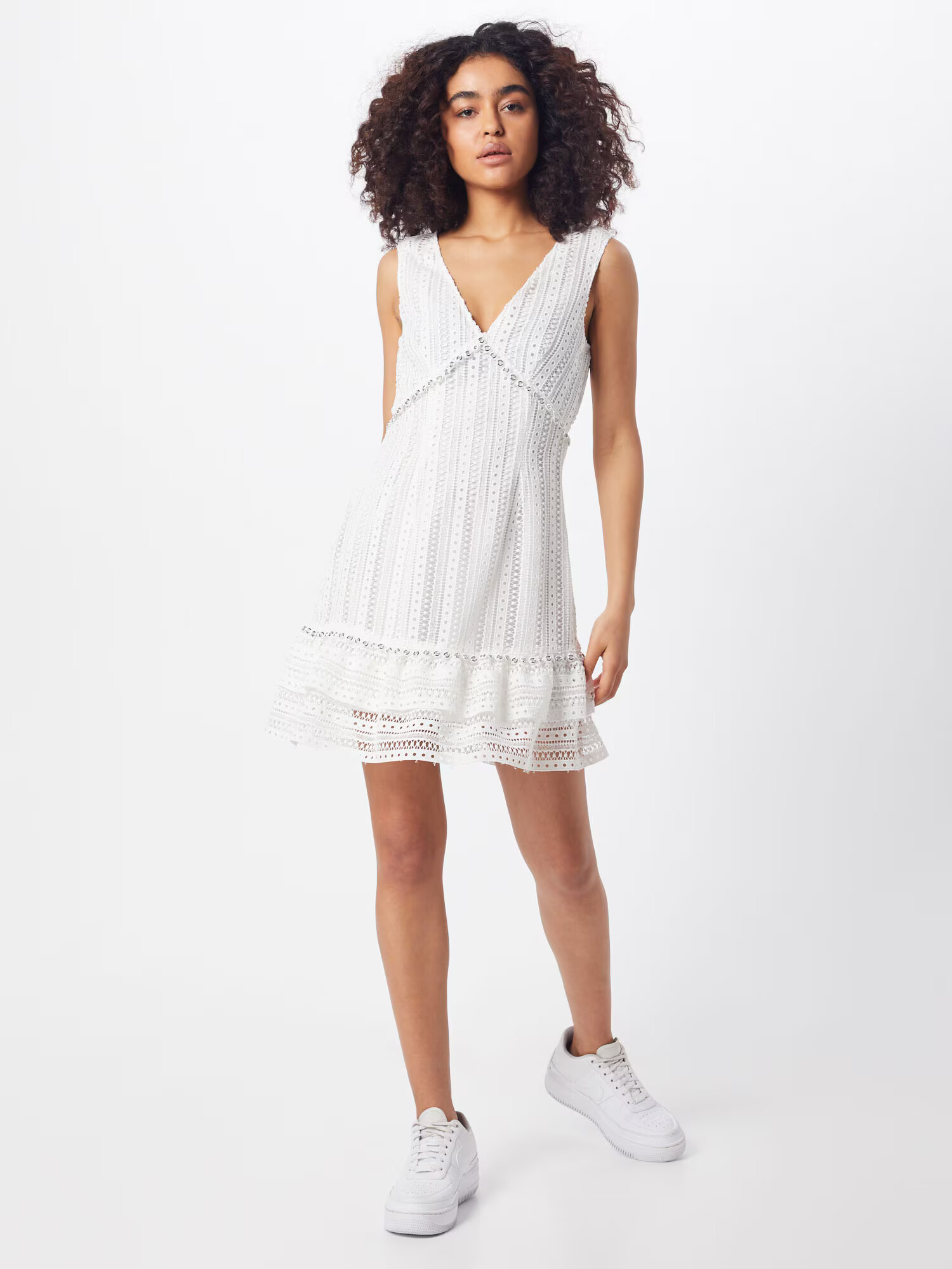 GUESS Rochie de cocktail 'Leandra' alb - Pled.ro