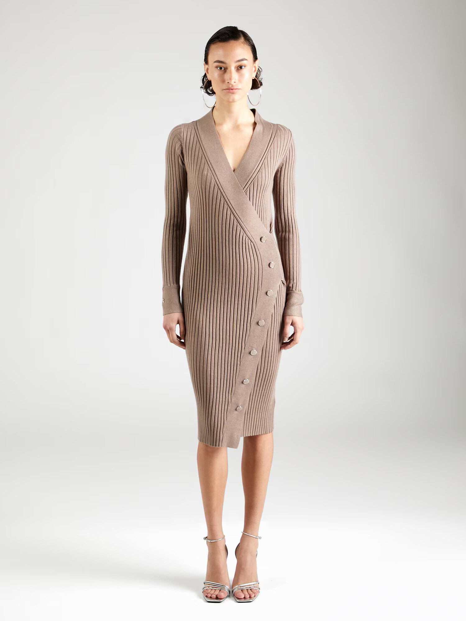 GUESS Rochie tricotat 'CECILE' gri taupe - Pled.ro