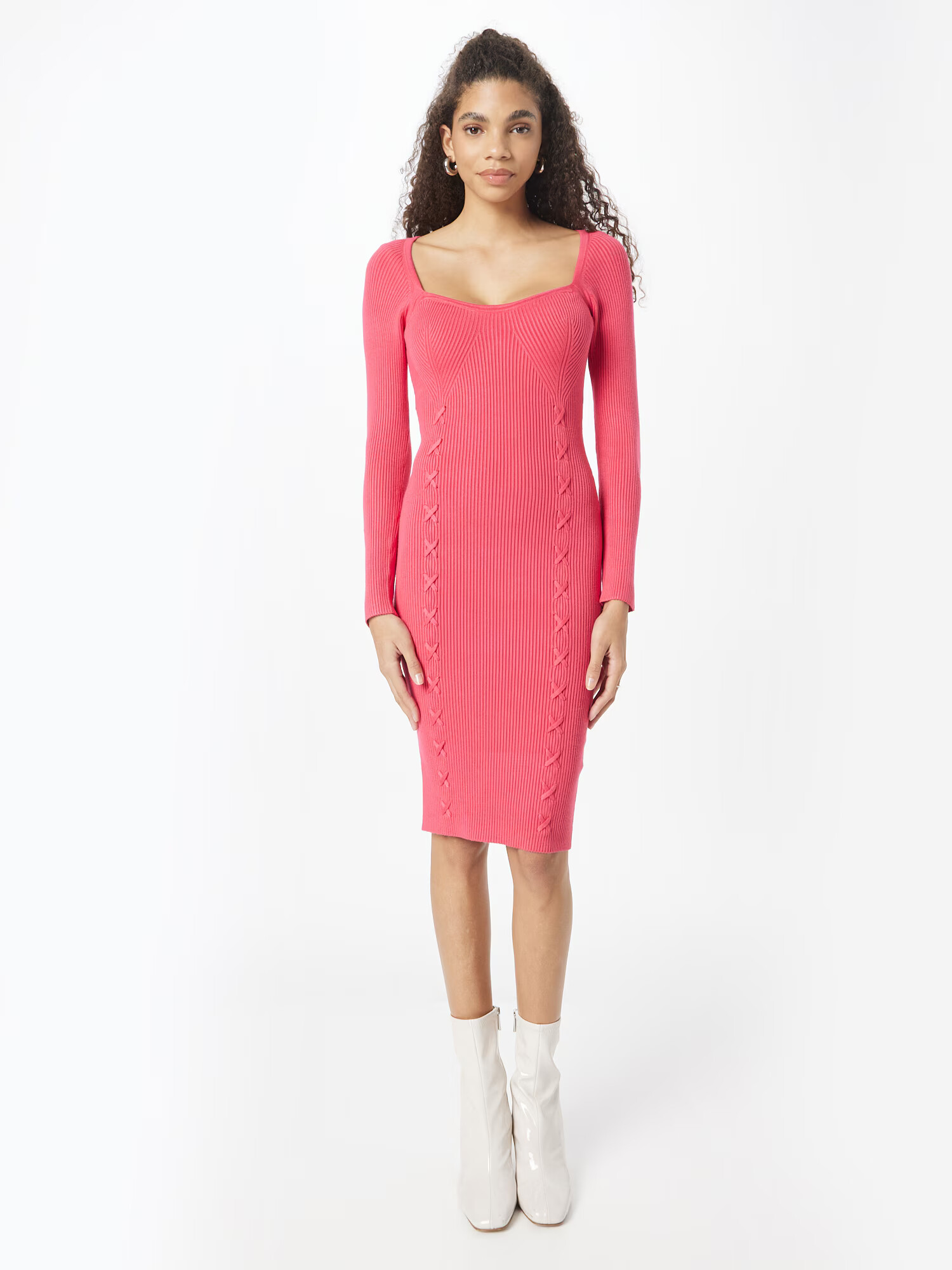 GUESS Rochie tricotat 'MARGOT' roz - Pled.ro