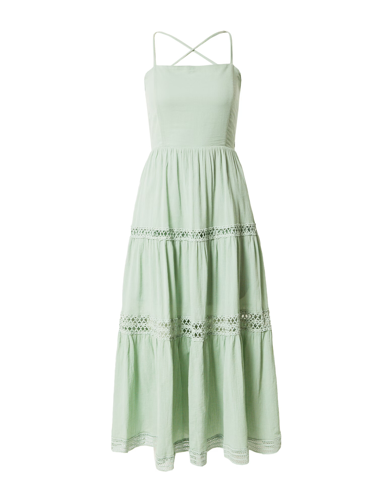 GUESS Rochie verde pastel - Pled.ro