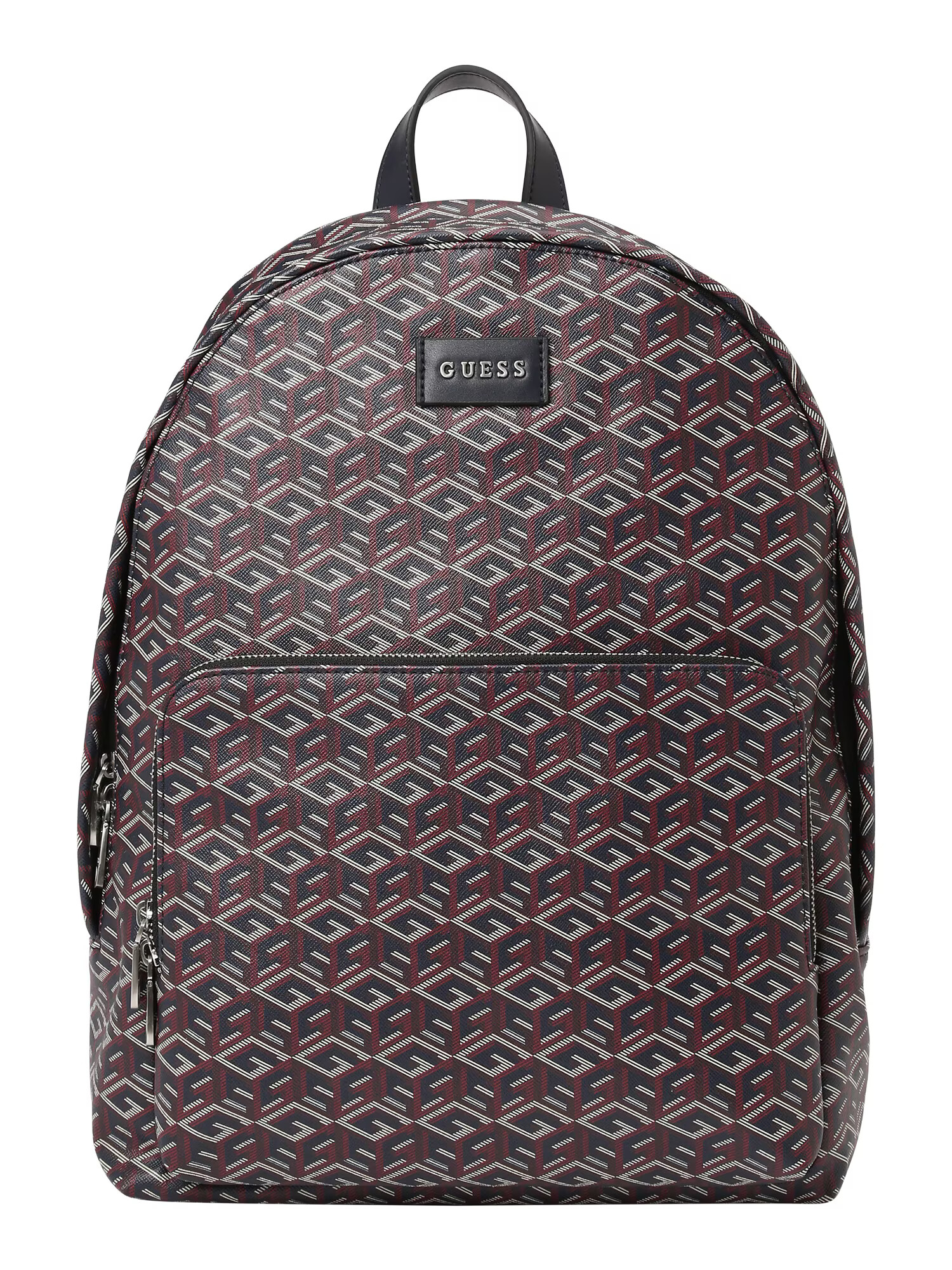 GUESS Rucsac 'EDERLO' roșu burgundy / negru / alb - Pled.ro