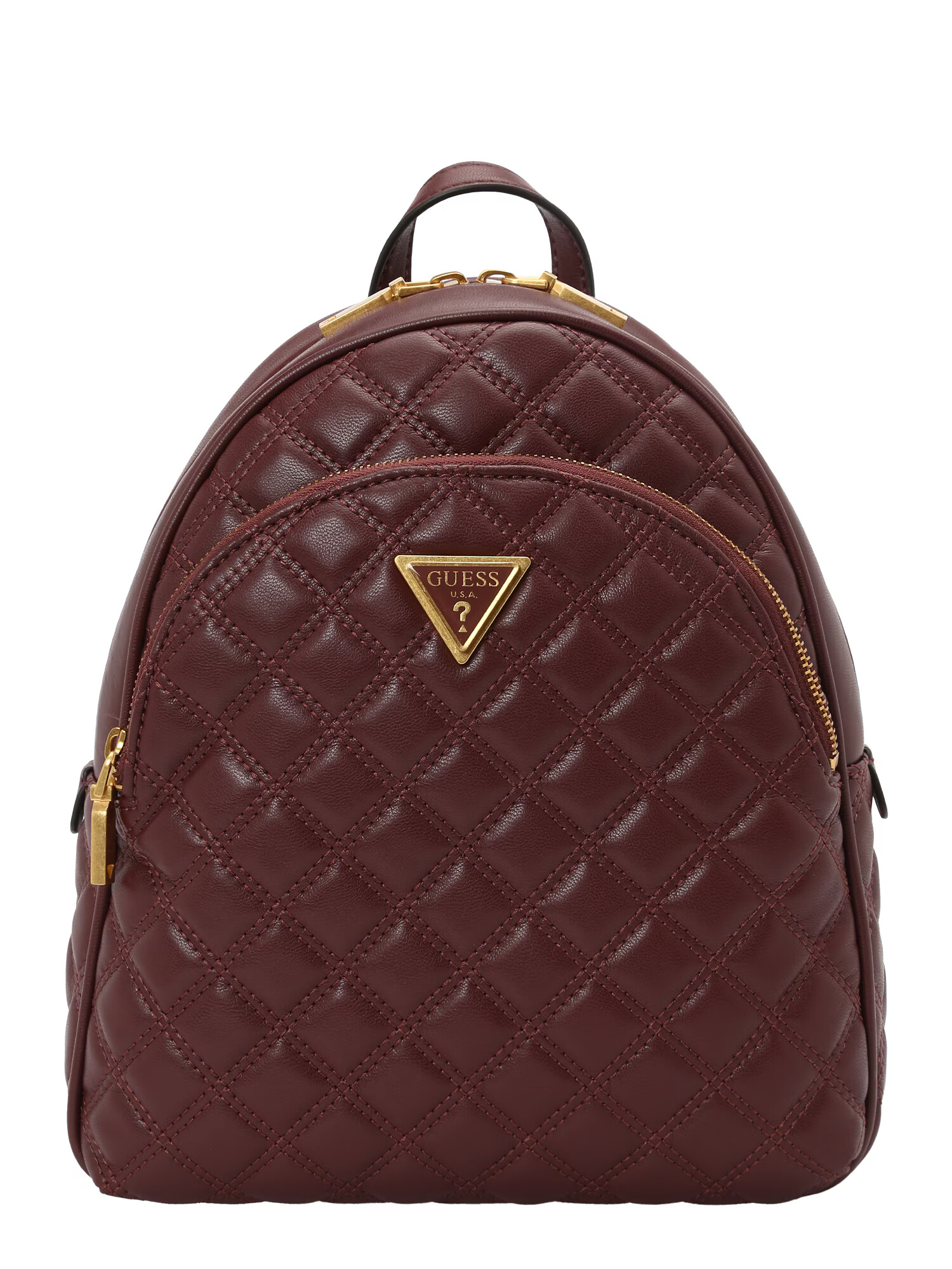 GUESS Rucsac 'GIULLY' auriu / roșu burgundy - Pled.ro