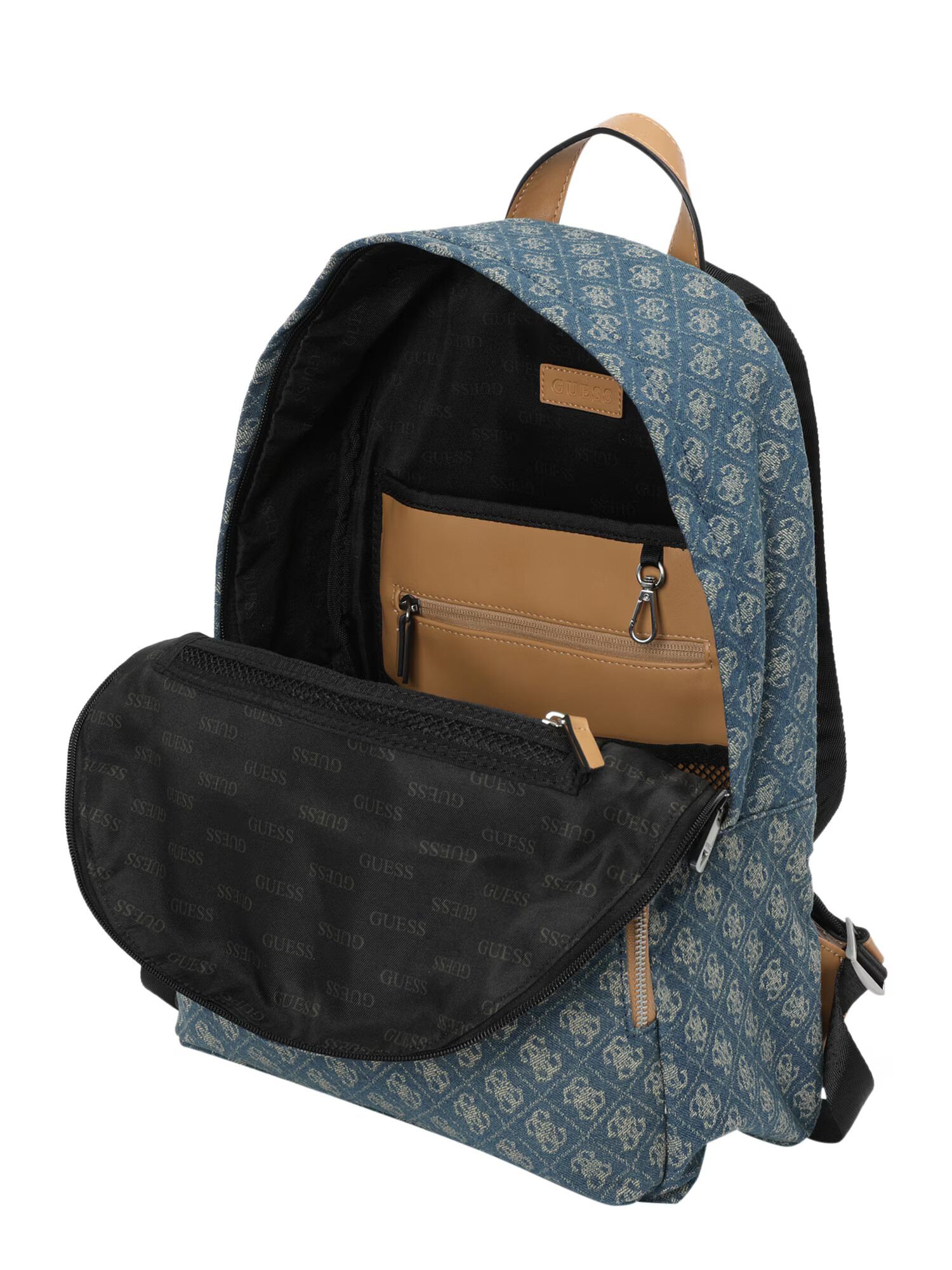 GUESS Rucsac 'STRAVE' bej / albastru denim - Pled.ro