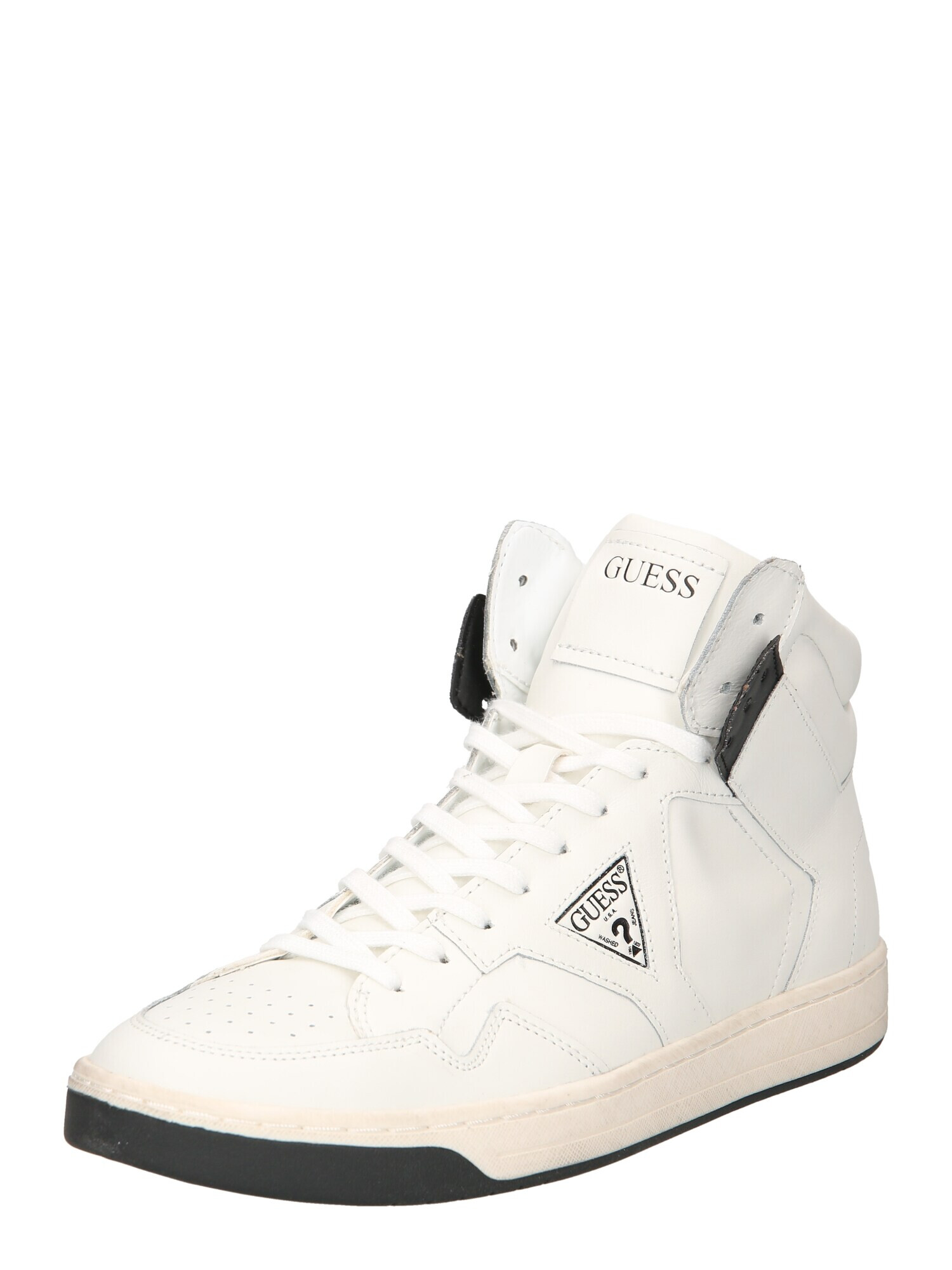 GUESS Sneaker înalt 'Certosa Basket' negru / alb - Pled.ro