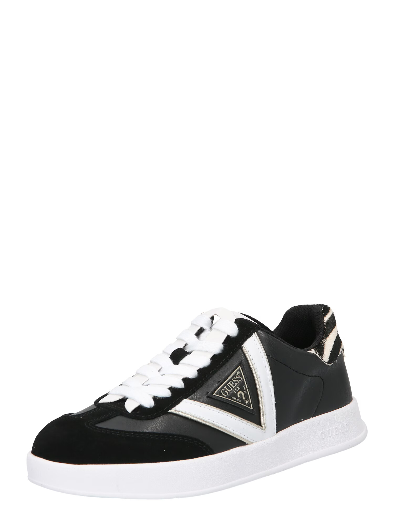 GUESS Sneaker low 'AVIANA' auriu / negru / alb - Pled.ro