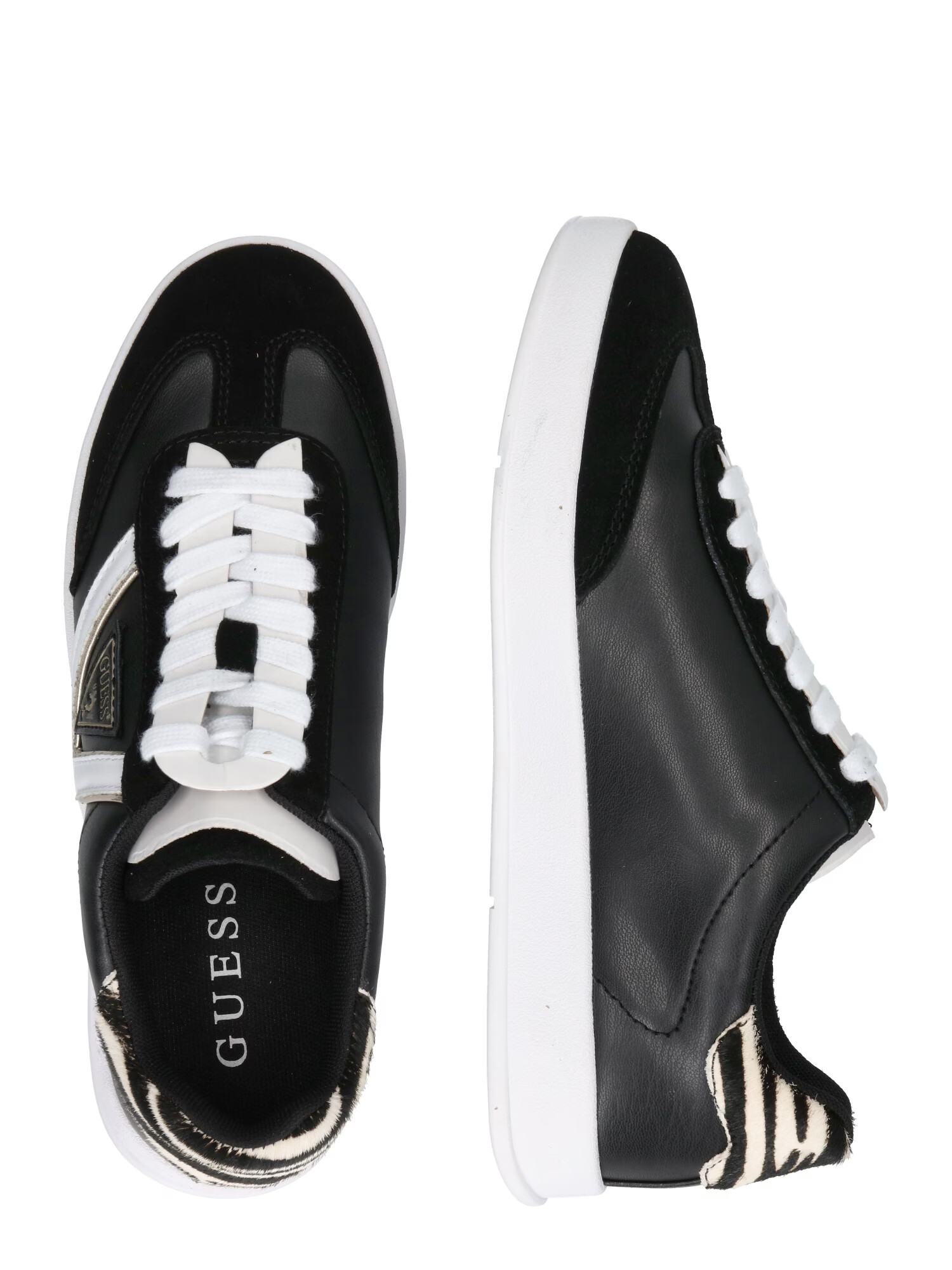 GUESS Sneaker low 'AVIANA' auriu / negru / alb - Pled.ro