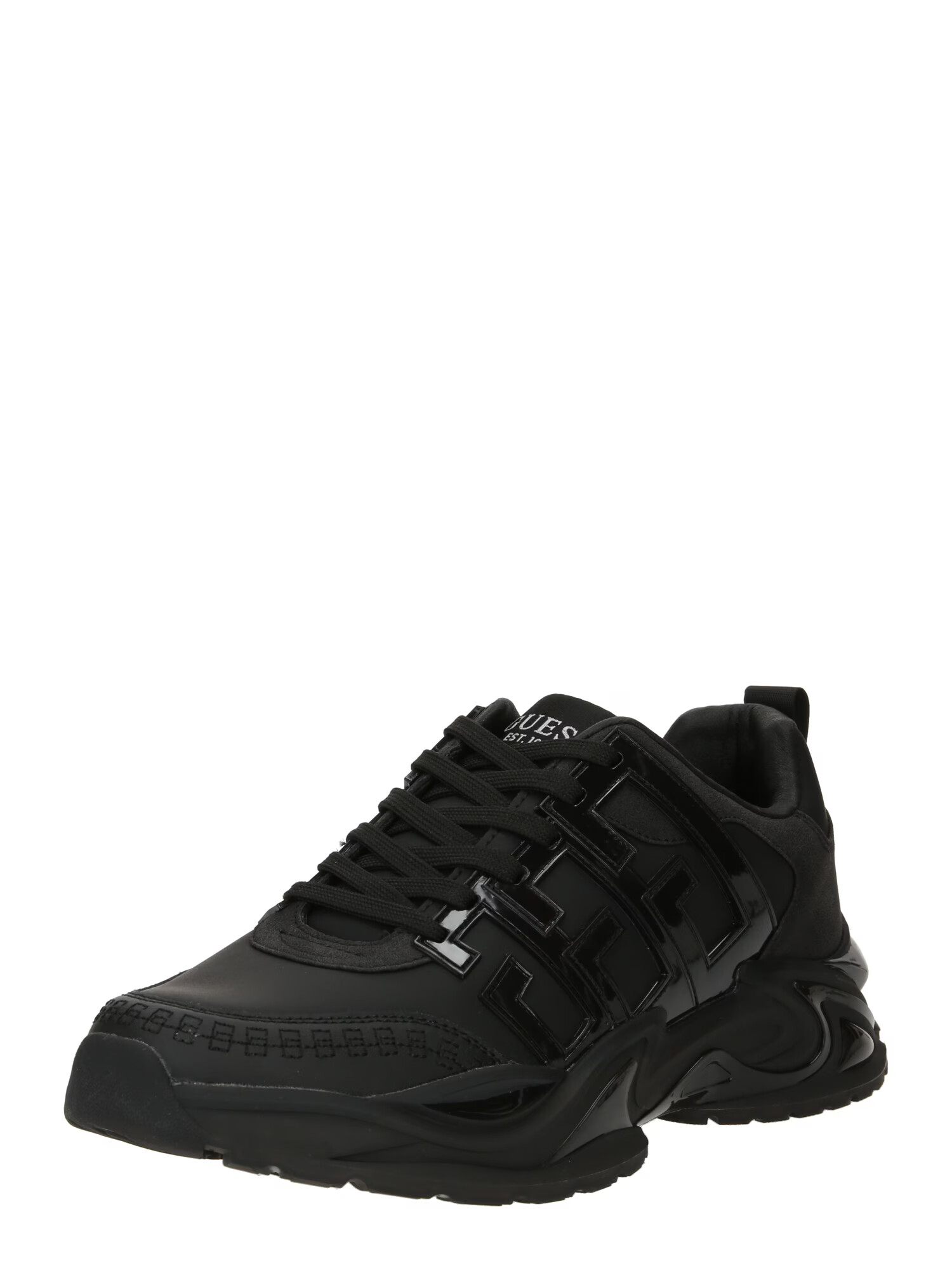 GUESS Sneaker low 'BELLUNO II' negru / alb - Pled.ro