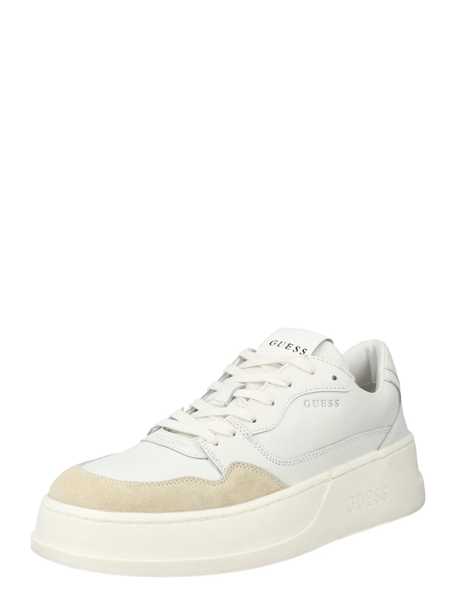 GUESS Sneaker low 'Ciano' bej / alb - Pled.ro