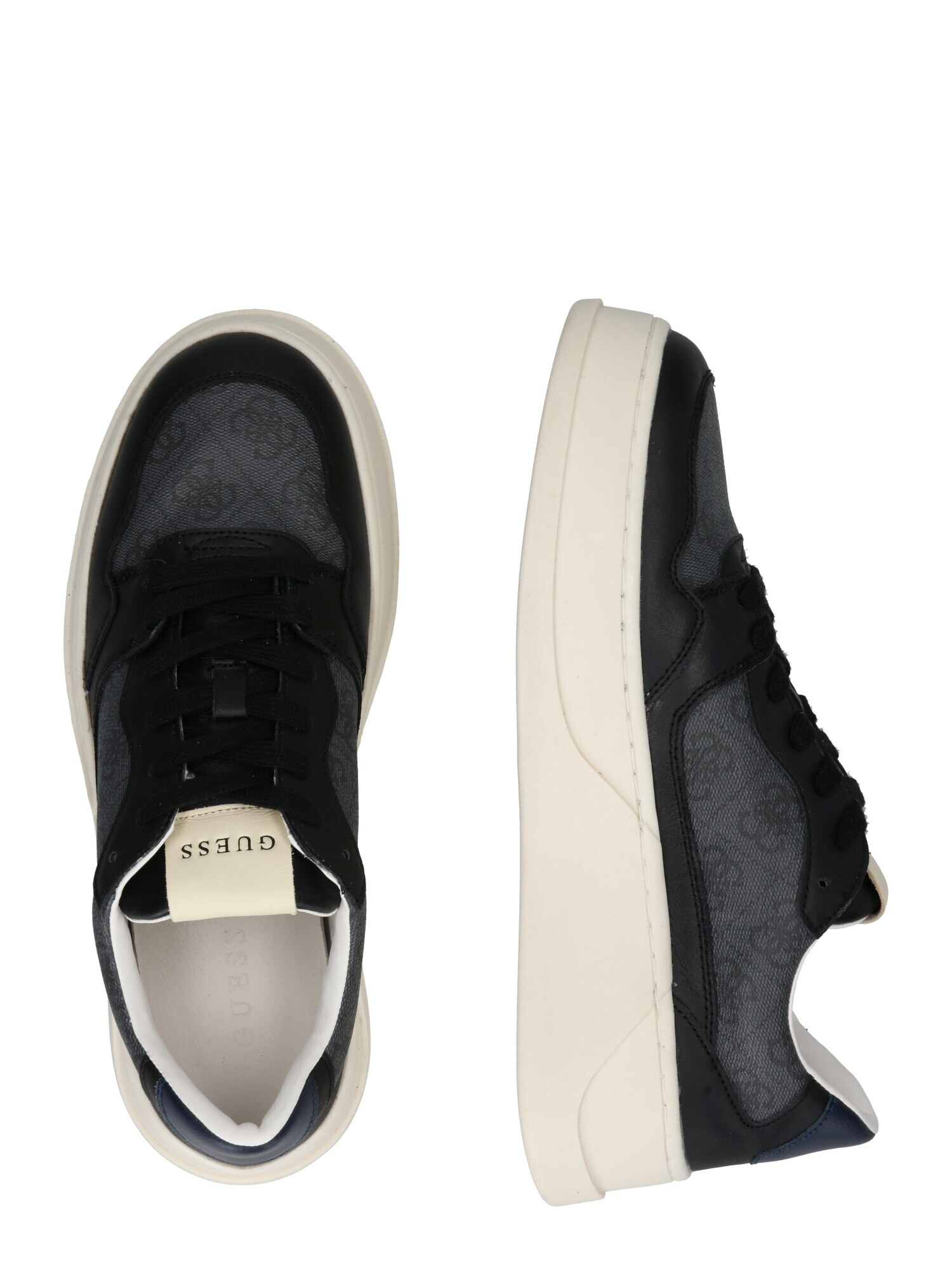 GUESS Sneaker low 'Ciano' gri / negru - Pled.ro