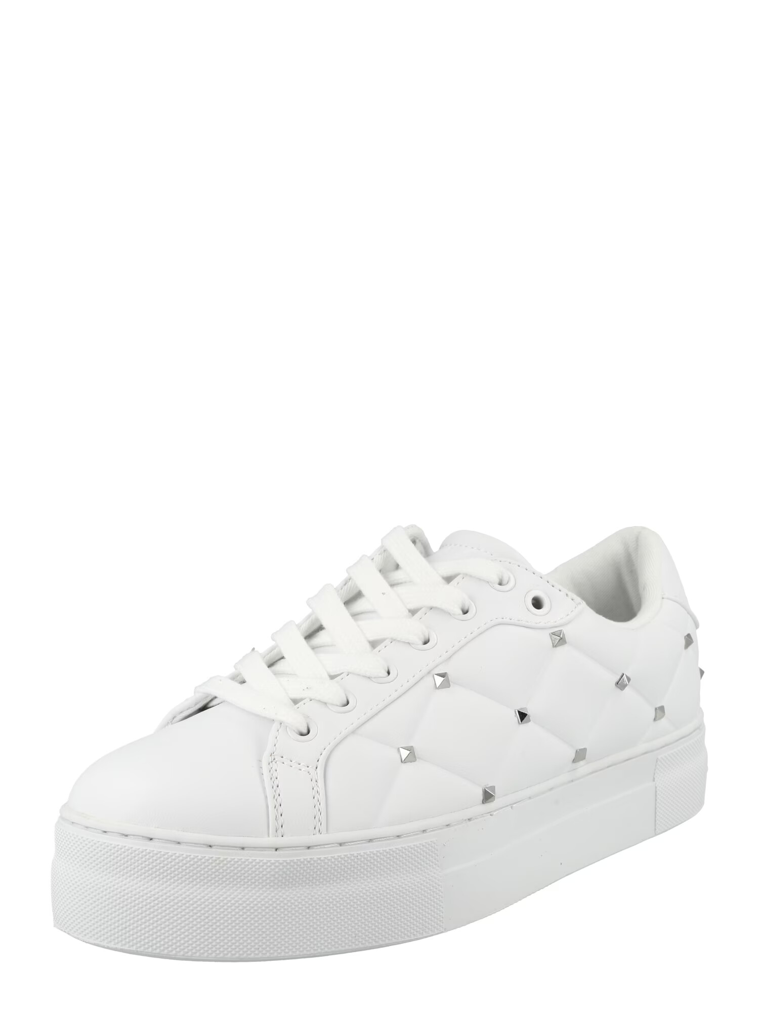 GUESS Sneaker low 'Garmini' argintiu / alb - Pled.ro