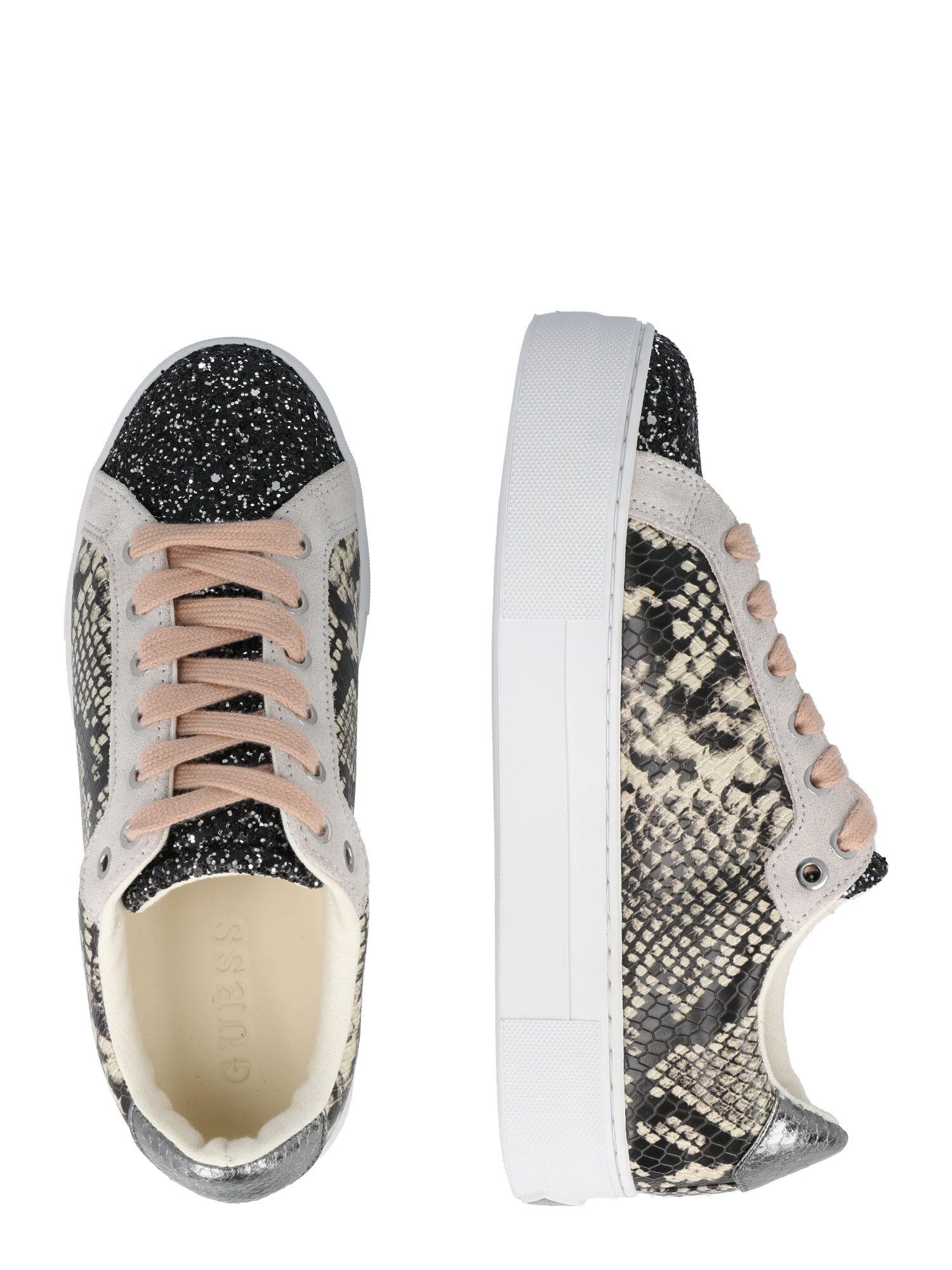 GUESS Sneaker low 'GARMINI2' bej / maro închis - Pled.ro