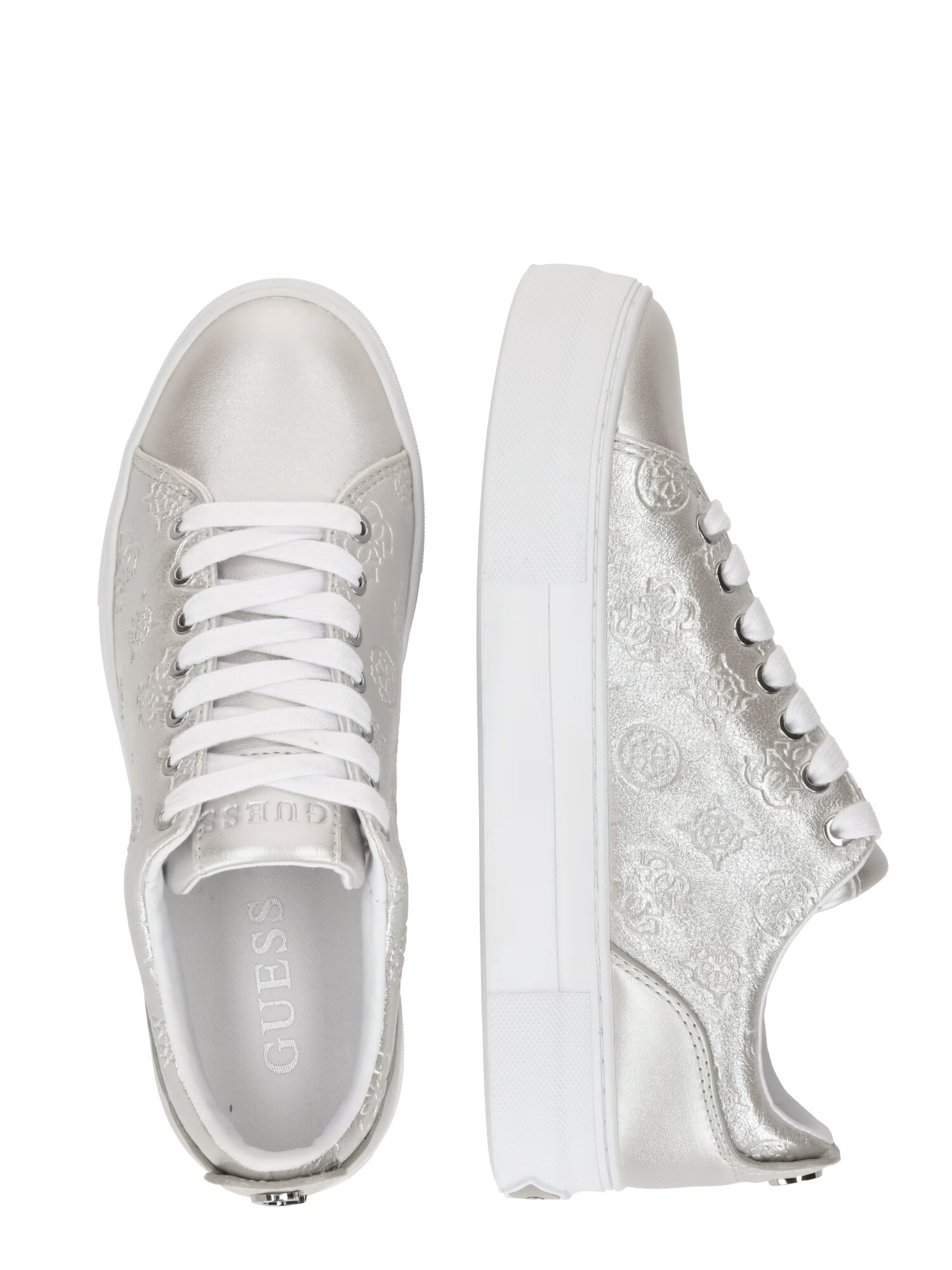 GUESS Sneaker low 'GIANELE4' argintiu - Pled.ro