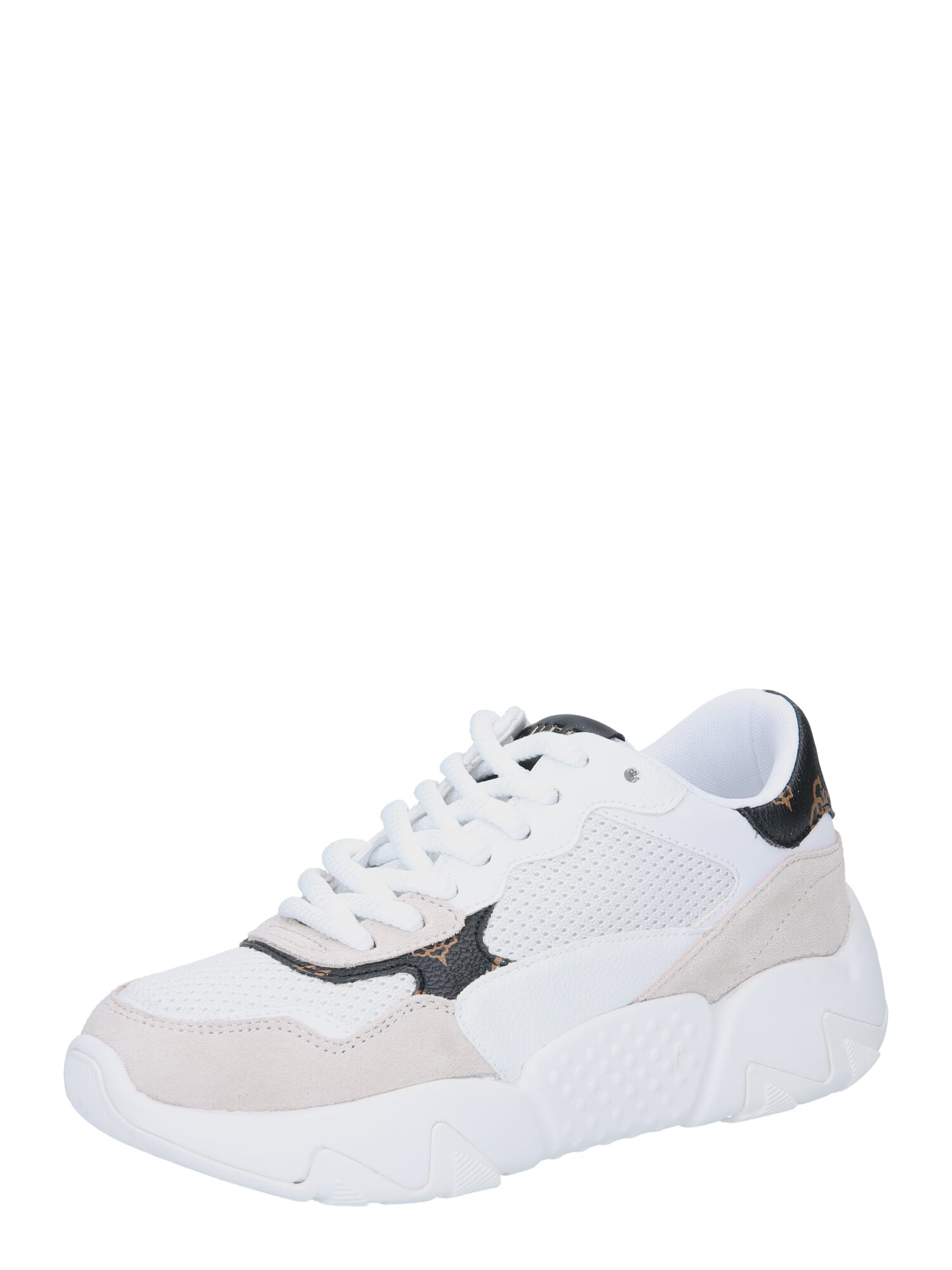 GUESS Sneaker low 'Goldon' maro pueblo / rosé / negru / alb - Pled.ro