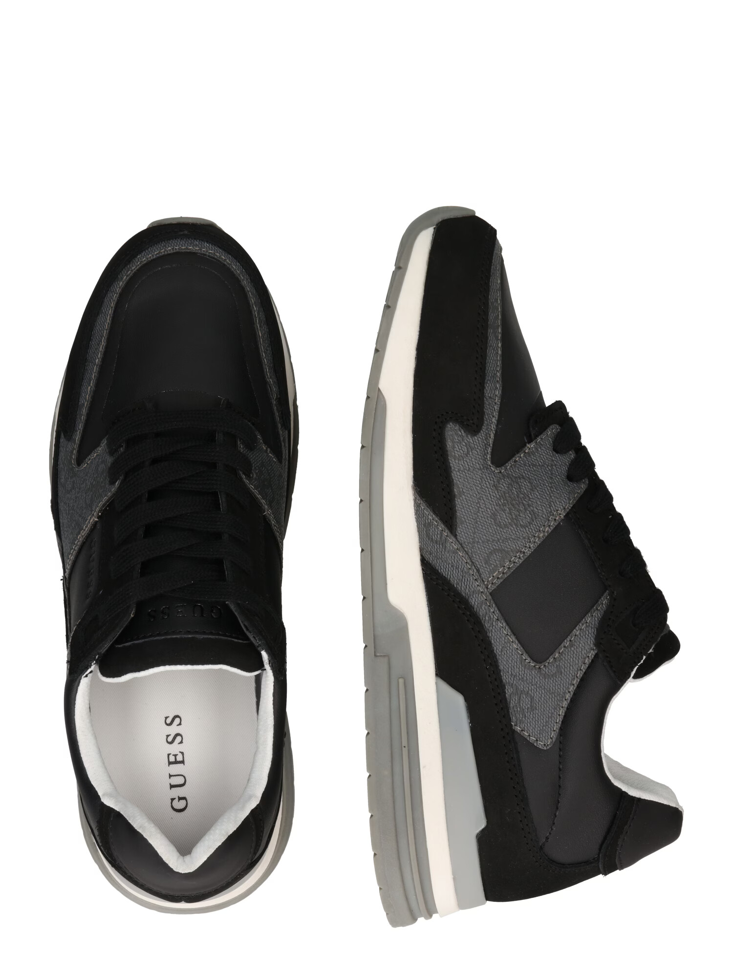 GUESS Sneaker low gri / negru - Pled.ro