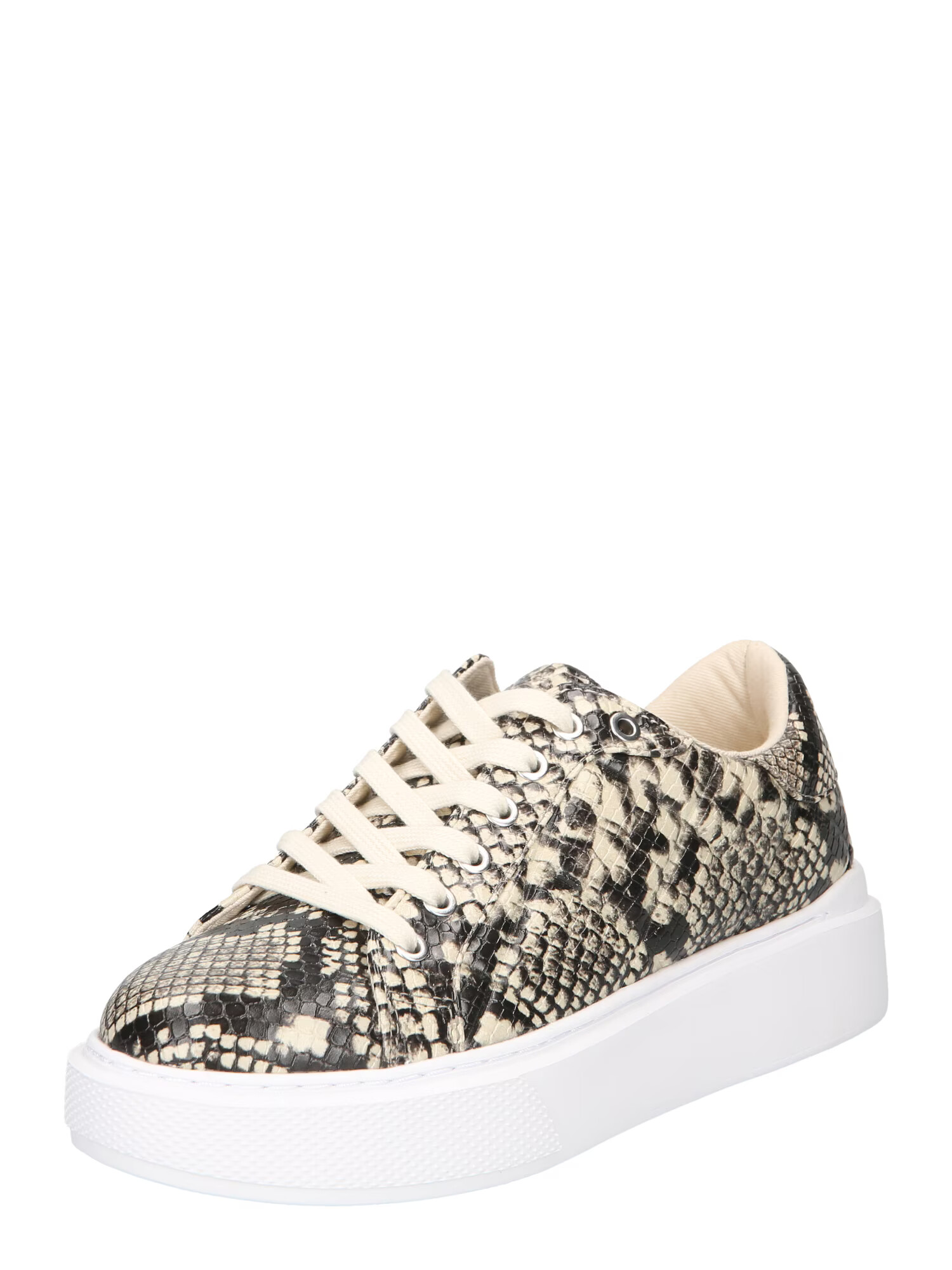 GUESS Sneaker low 'HILAN' bej / negru - Pled.ro