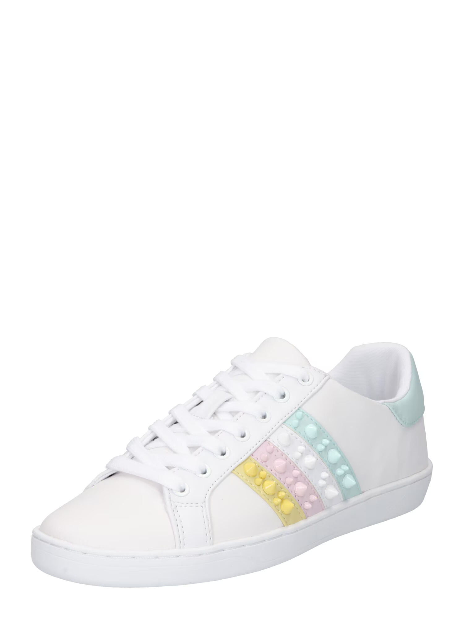 GUESS Sneaker low 'Jacobb' galben / verde mentă / lila / alb - Pled.ro