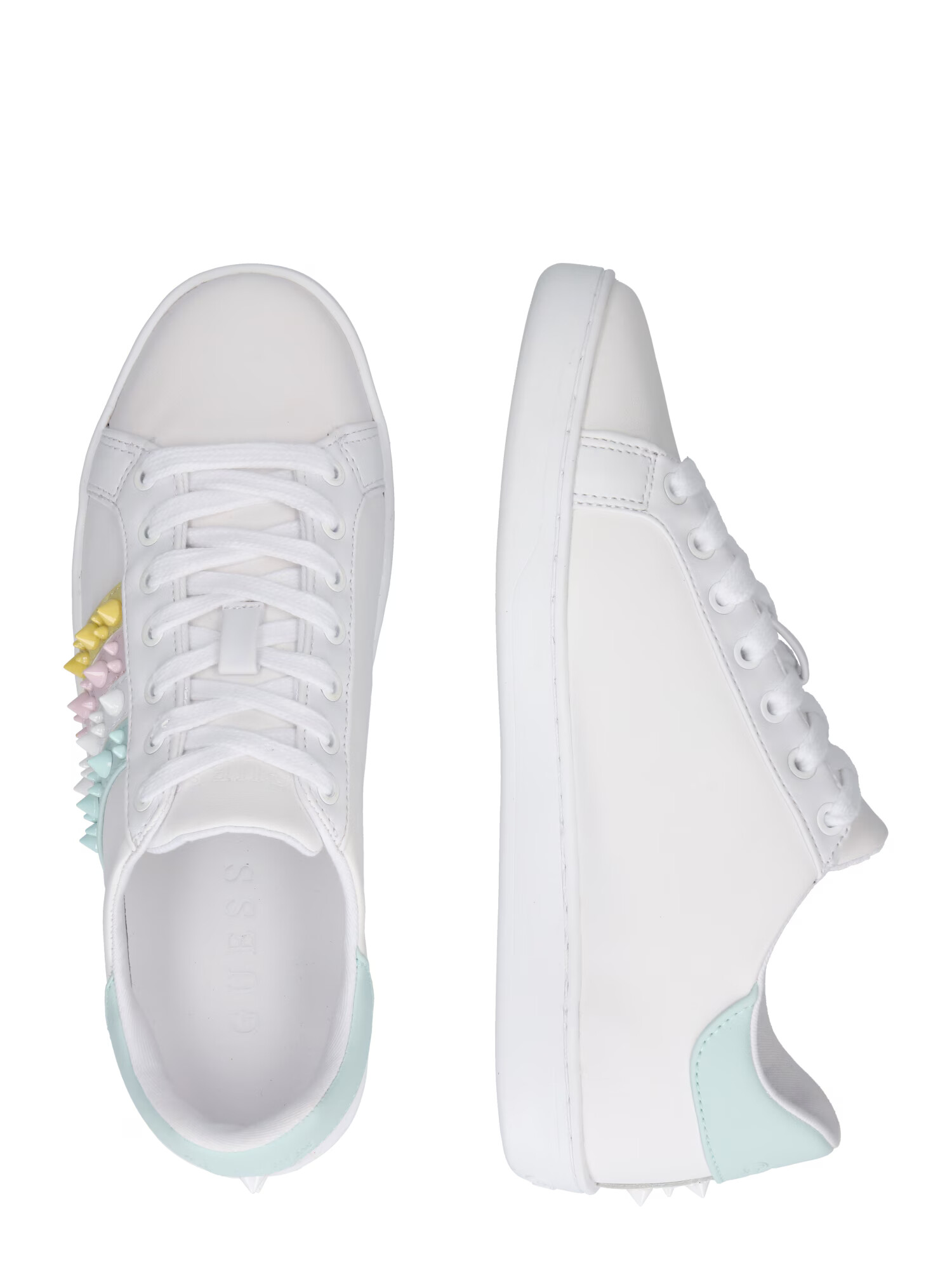 GUESS Sneaker low 'Jacobb' galben / verde mentă / lila / alb - Pled.ro